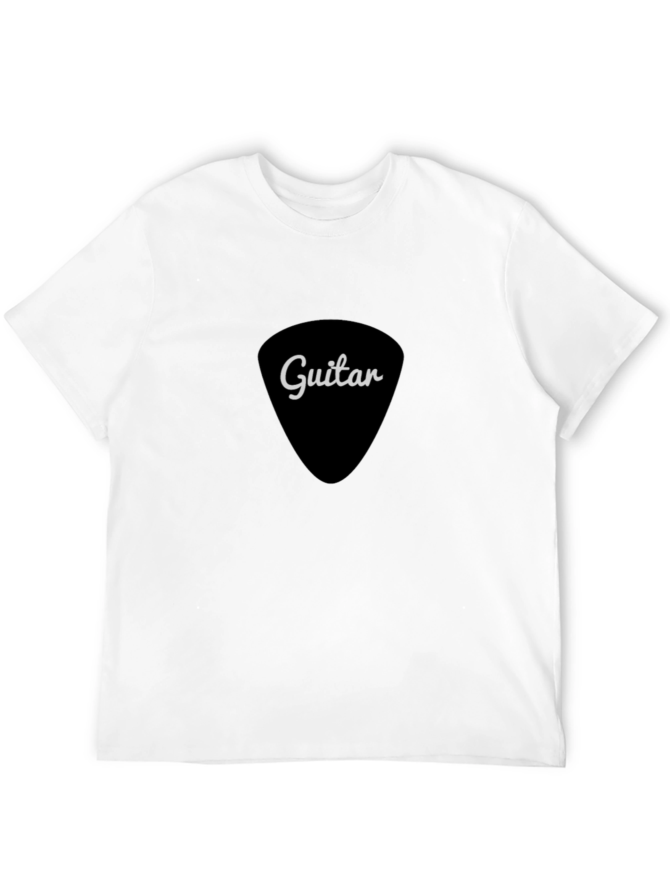 Guitar Pick Tee - Musicians Black T-Shirt