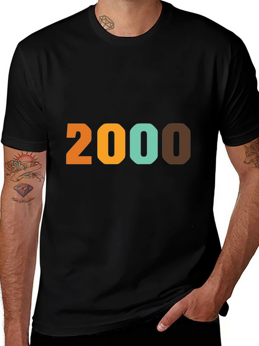 Retro 2000 Colorful Graphic T-Shirt