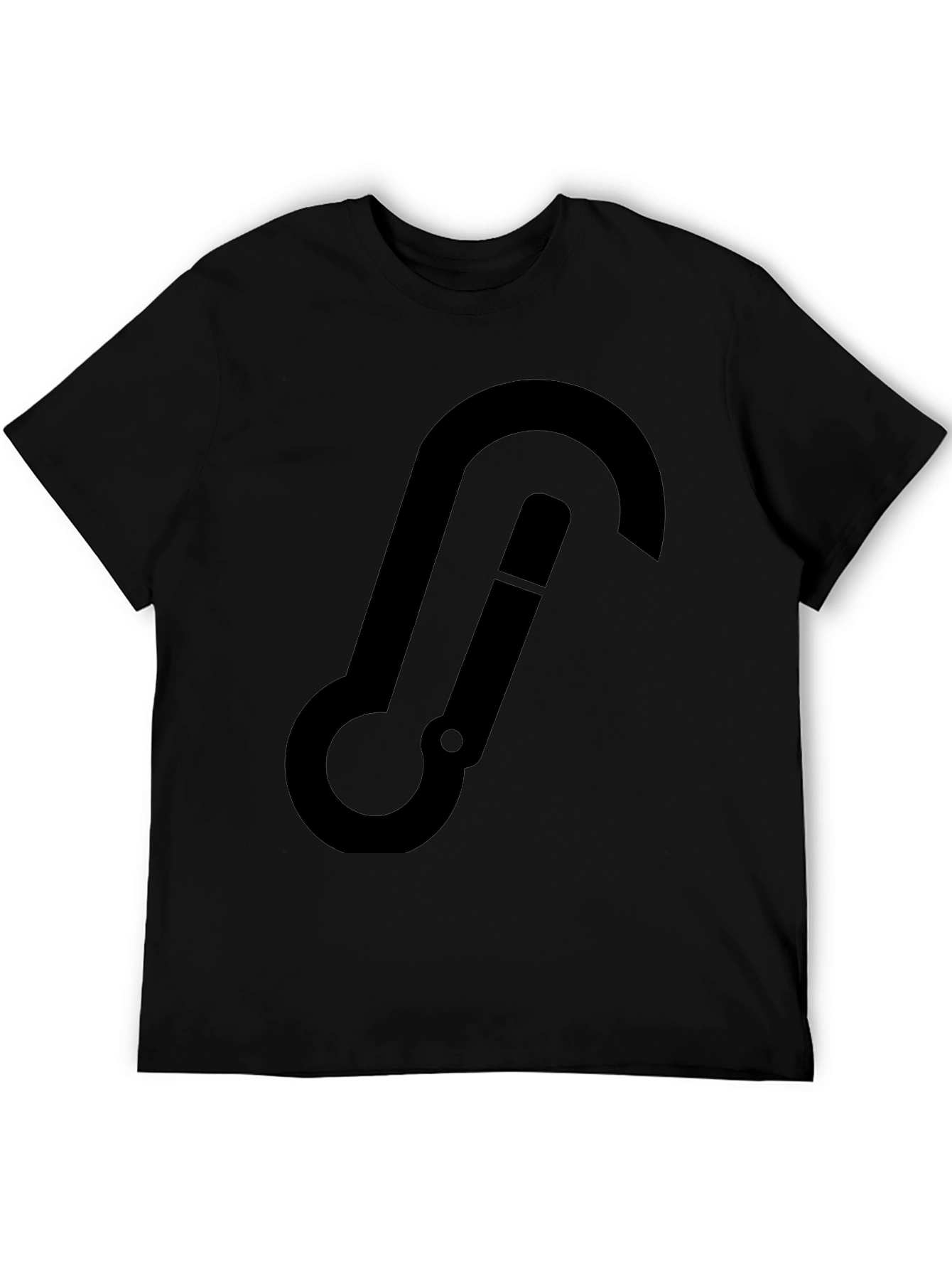 Black Carabiner Graphic Tee - Everyday Style