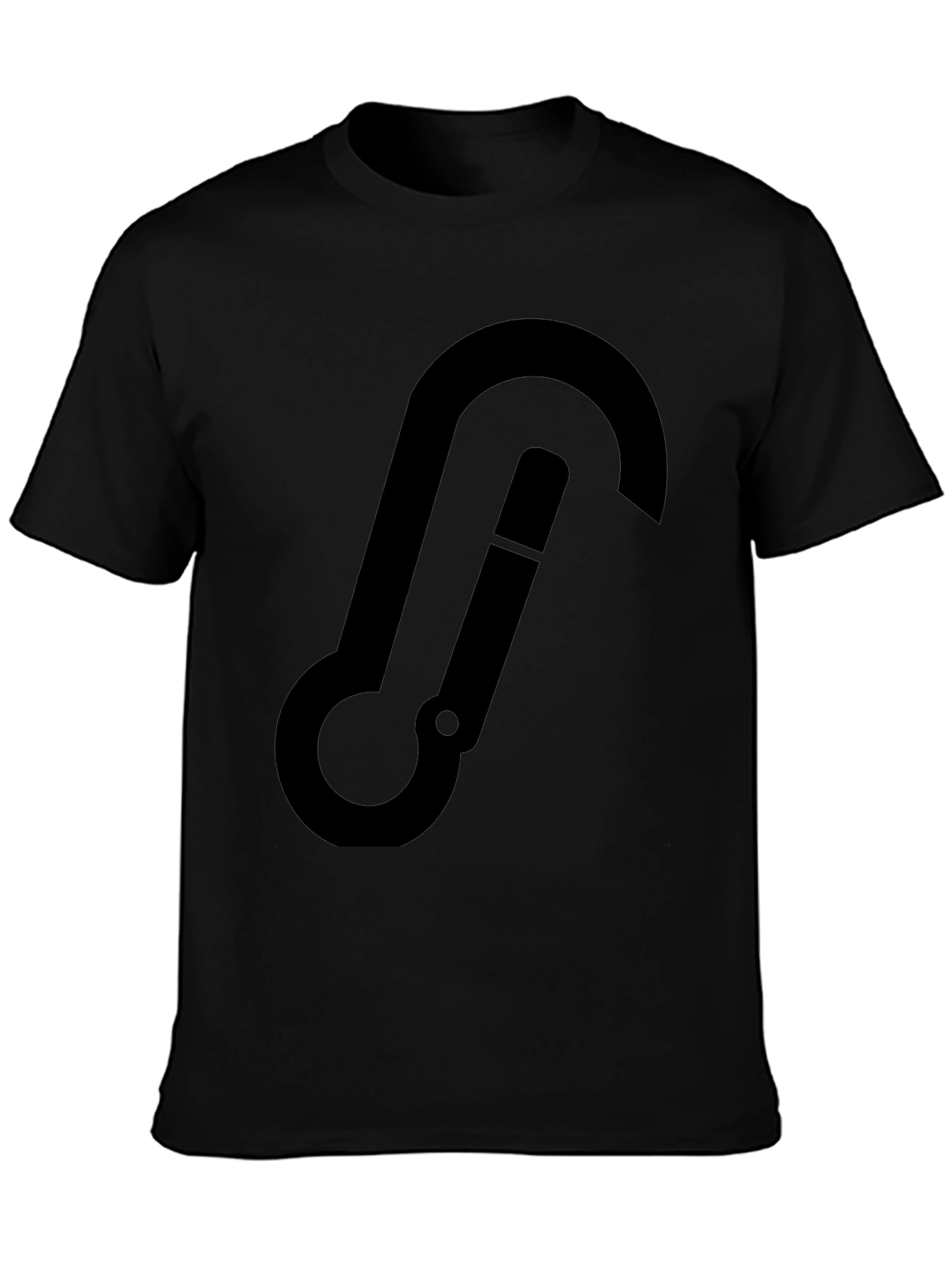 Black Carabiner Graphic Tee - Everyday Style