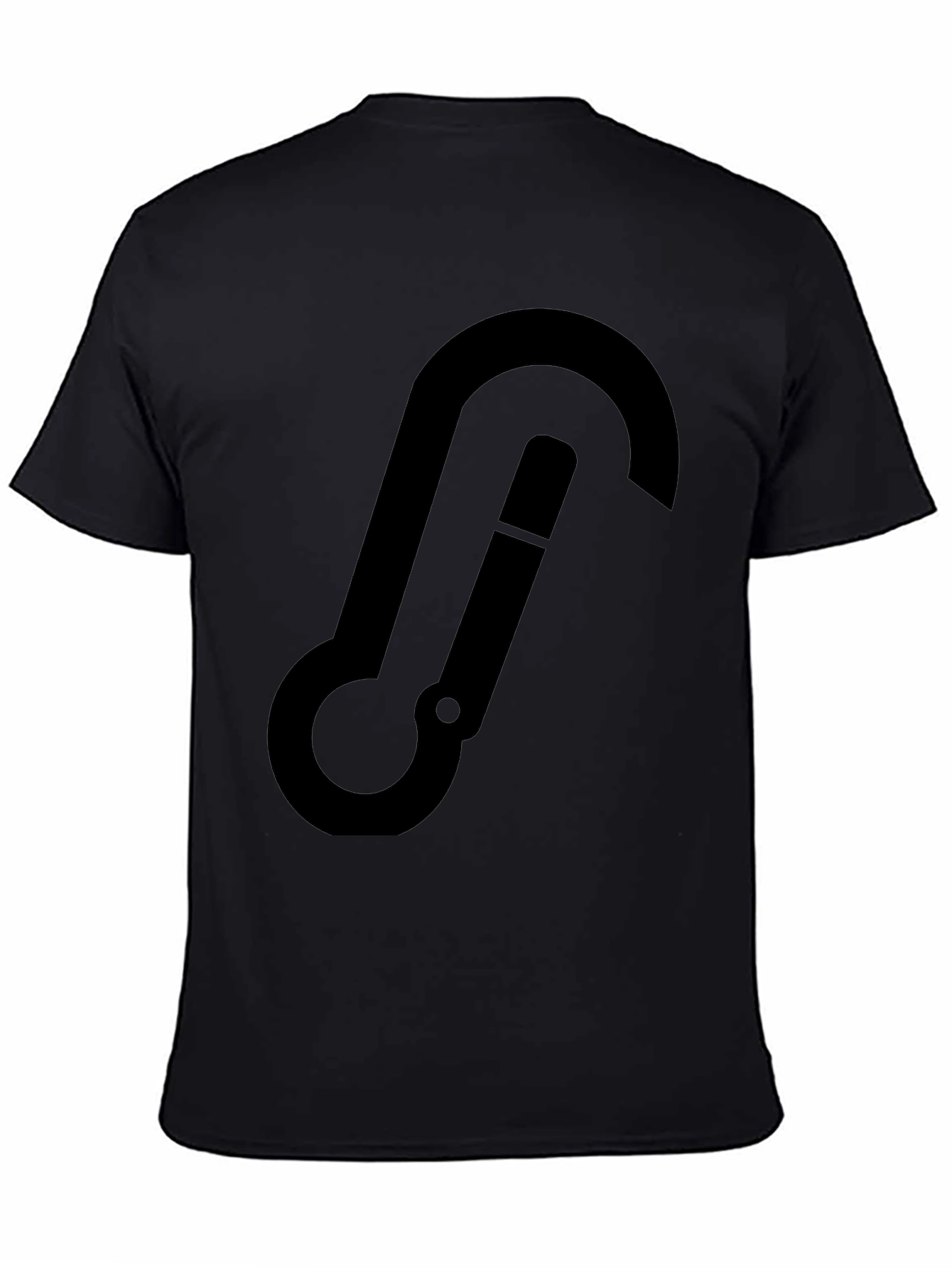 Black Carabiner Graphic Tee - Everyday Style