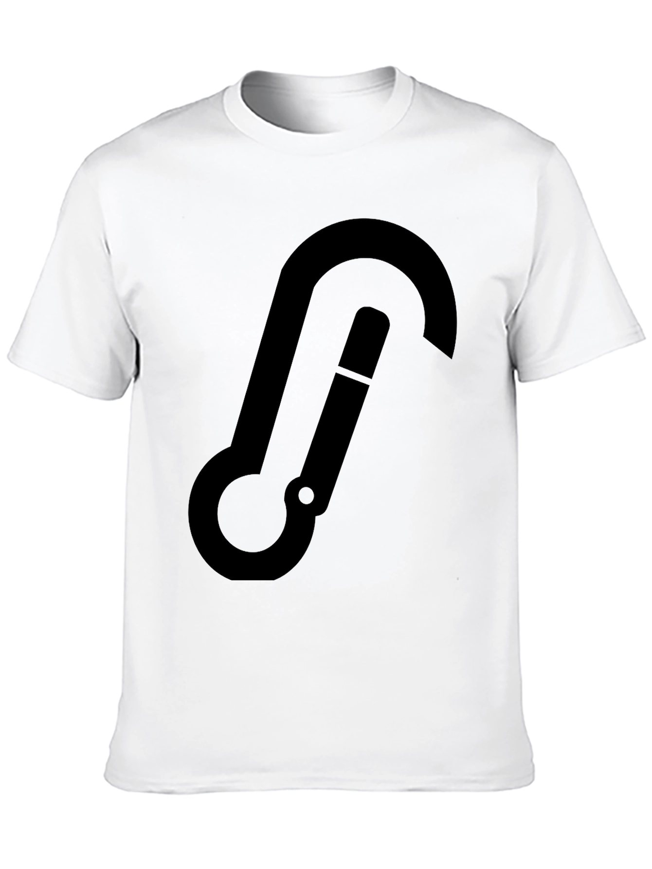 Black Carabiner Graphic Tee - Everyday Style