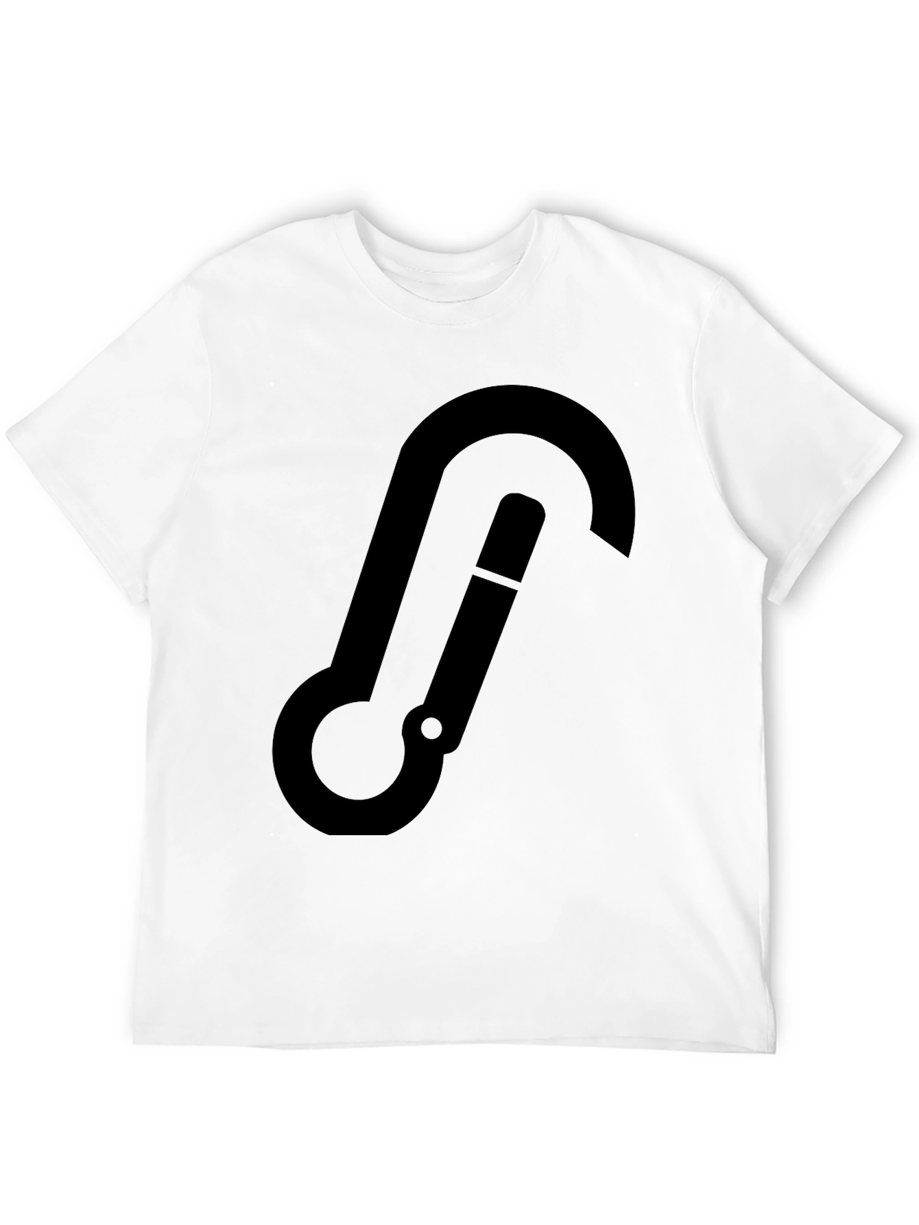 Black Carabiner Graphic Tee - Everyday Style