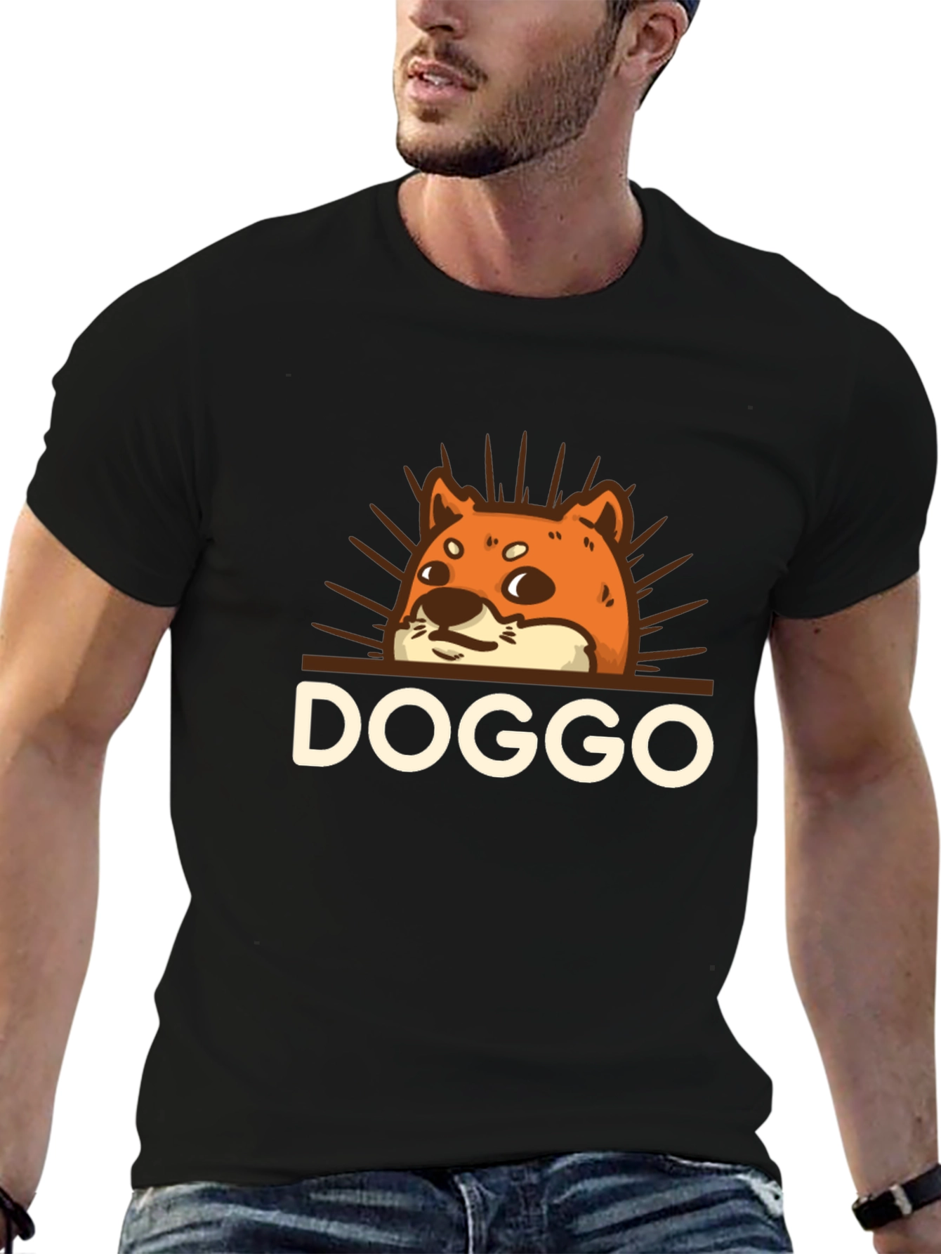 Doggo Graphic Tee - Trendy Unisex Shirt