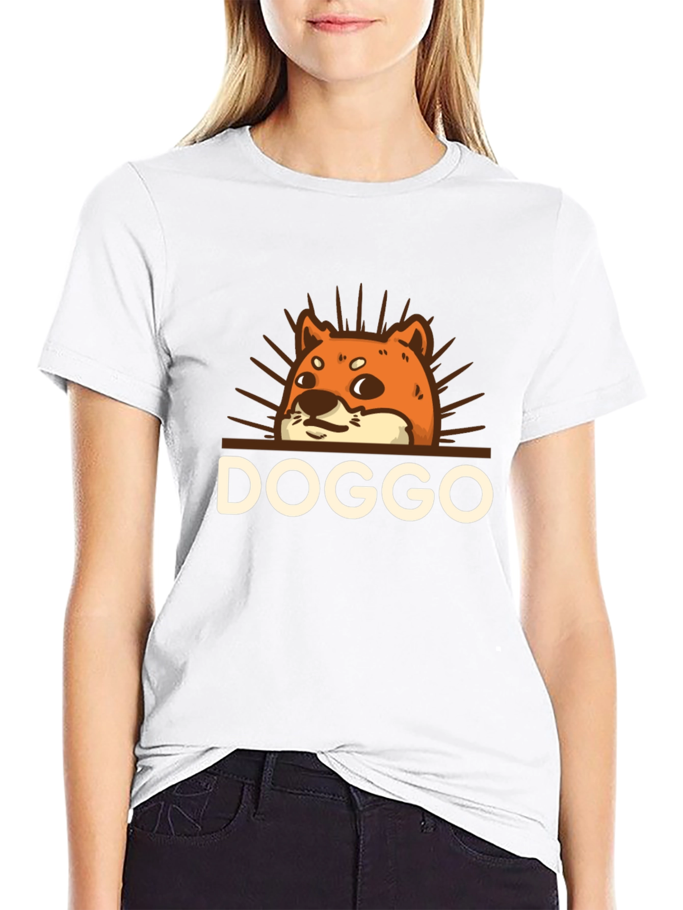 Doggo Graphic Tee - Trendy Unisex Shirt