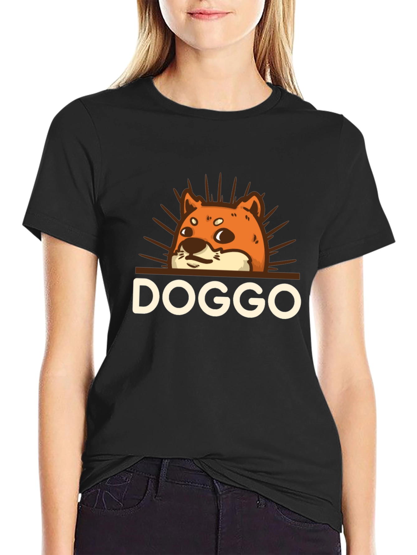 Doggo Graphic Tee - Trendy Unisex Shirt