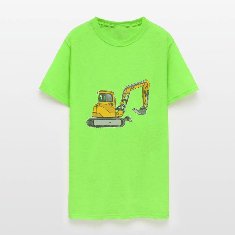 Yellow digger, excavators