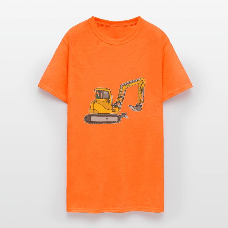 Yellow digger, excavators