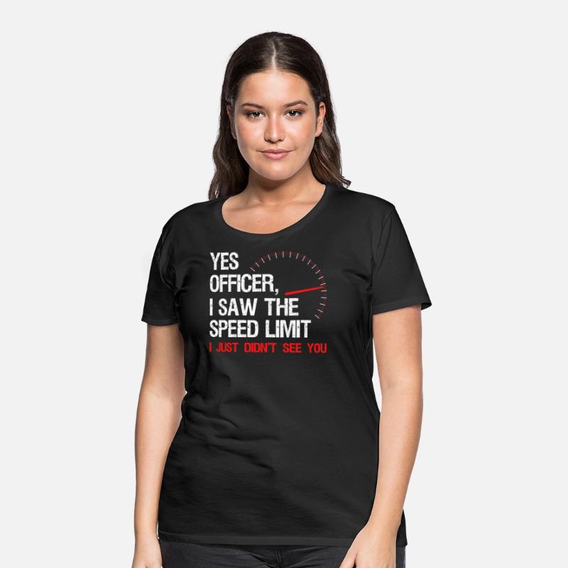 Yes Officer I Saw The Speed Limit I