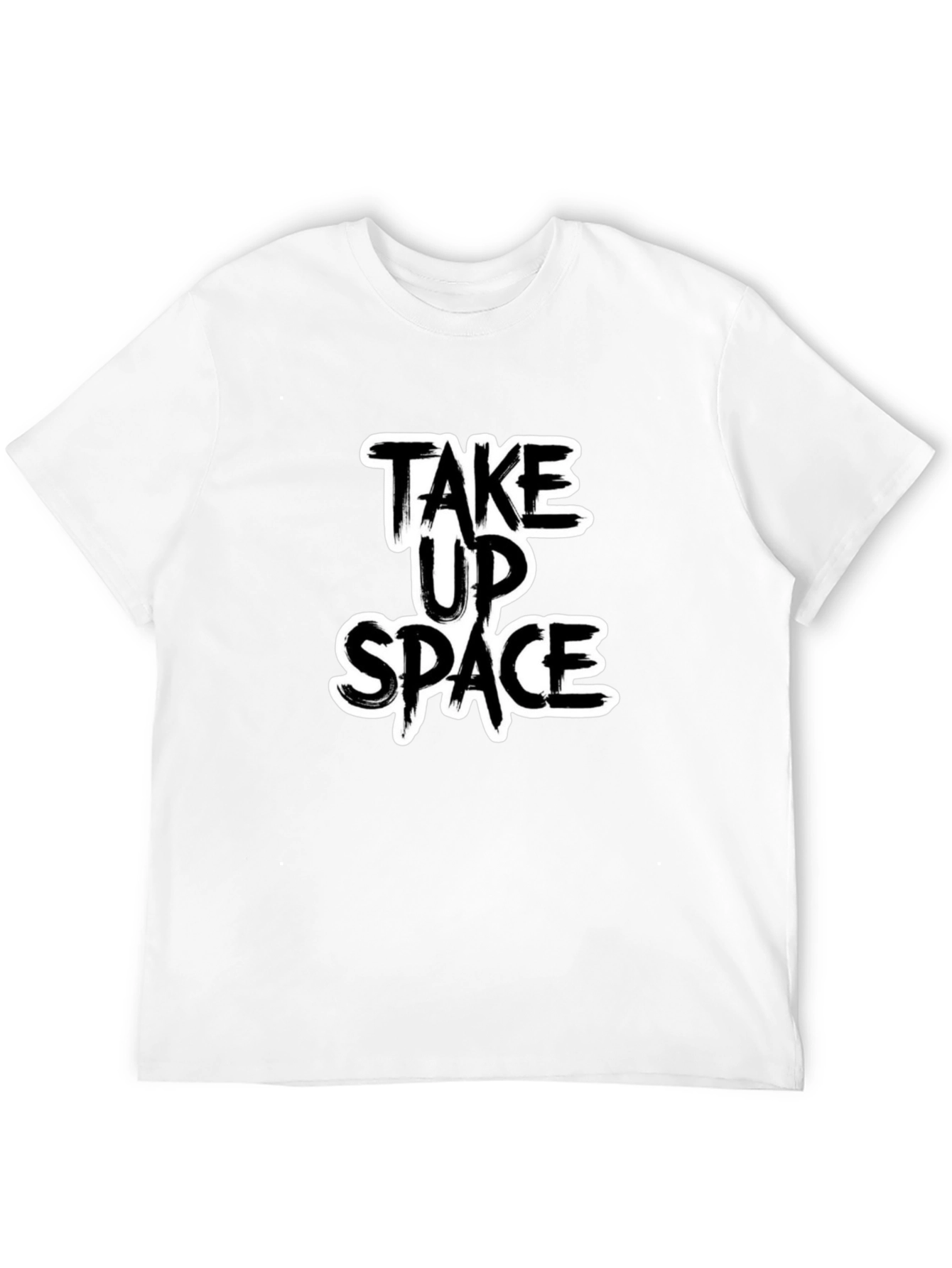 Take Up Space Graphic Tee - Black Unisex T-Shirt