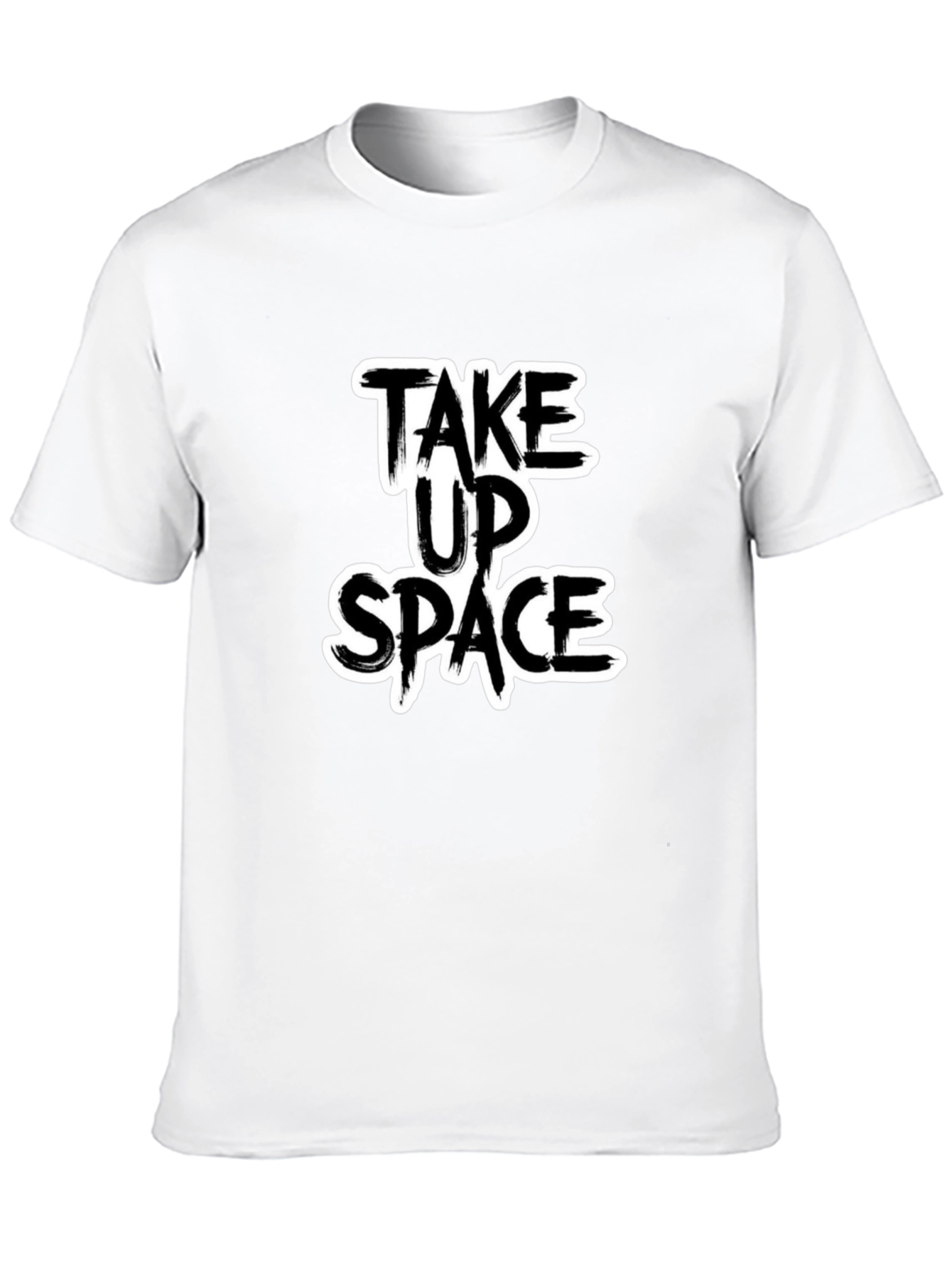 Take Up Space Graphic Tee - Black Unisex T-Shirt