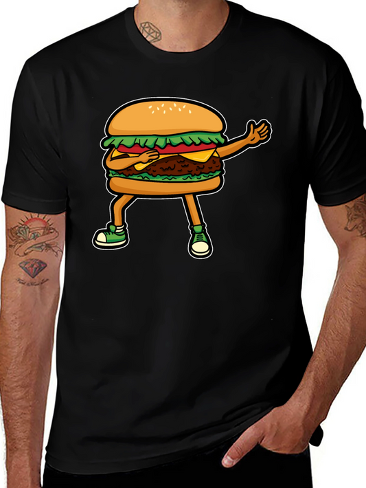 Burger Dab T-Shirt - Funny Foodie Tee