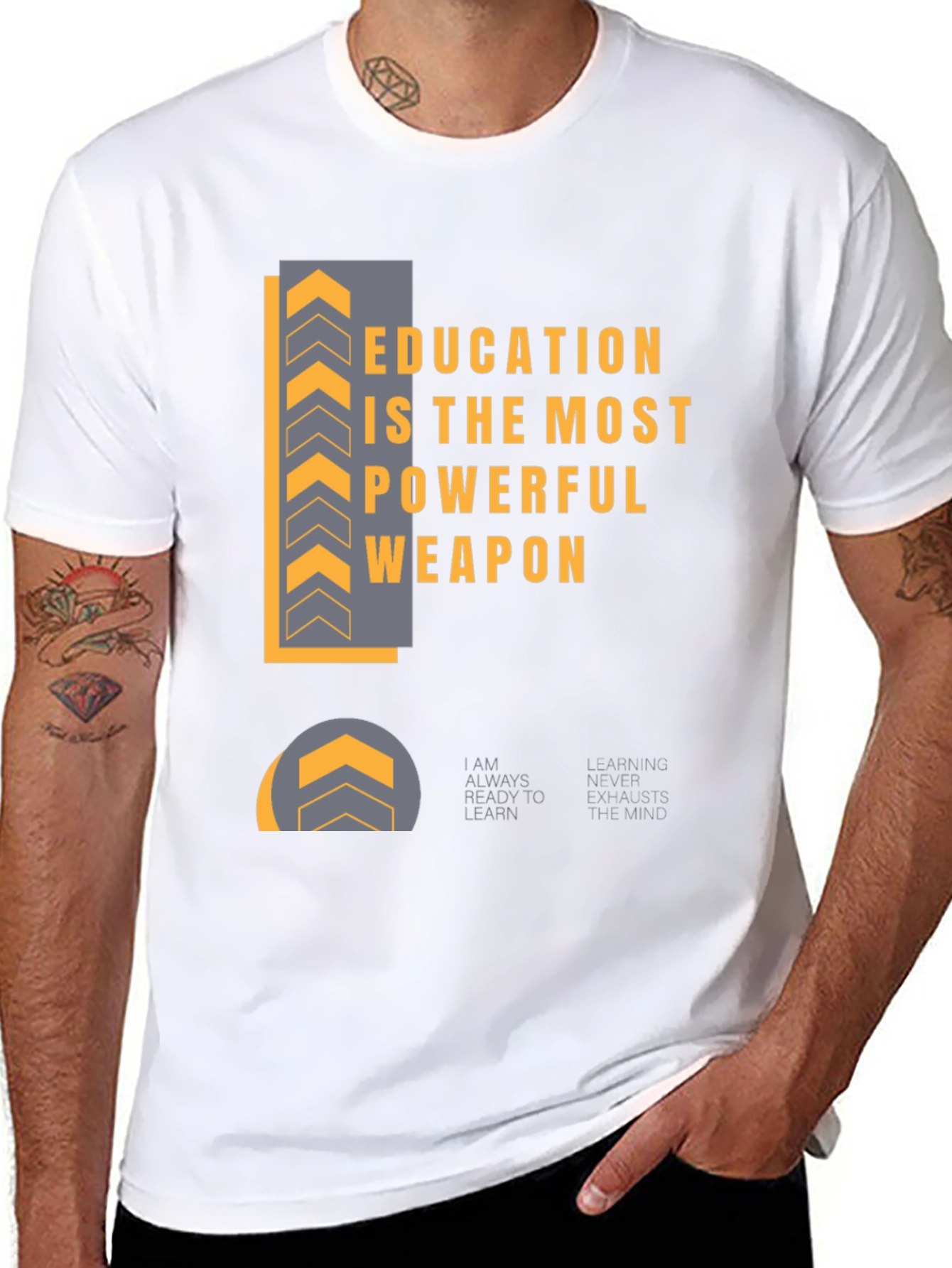 Education is Power Graphic T-Shirt