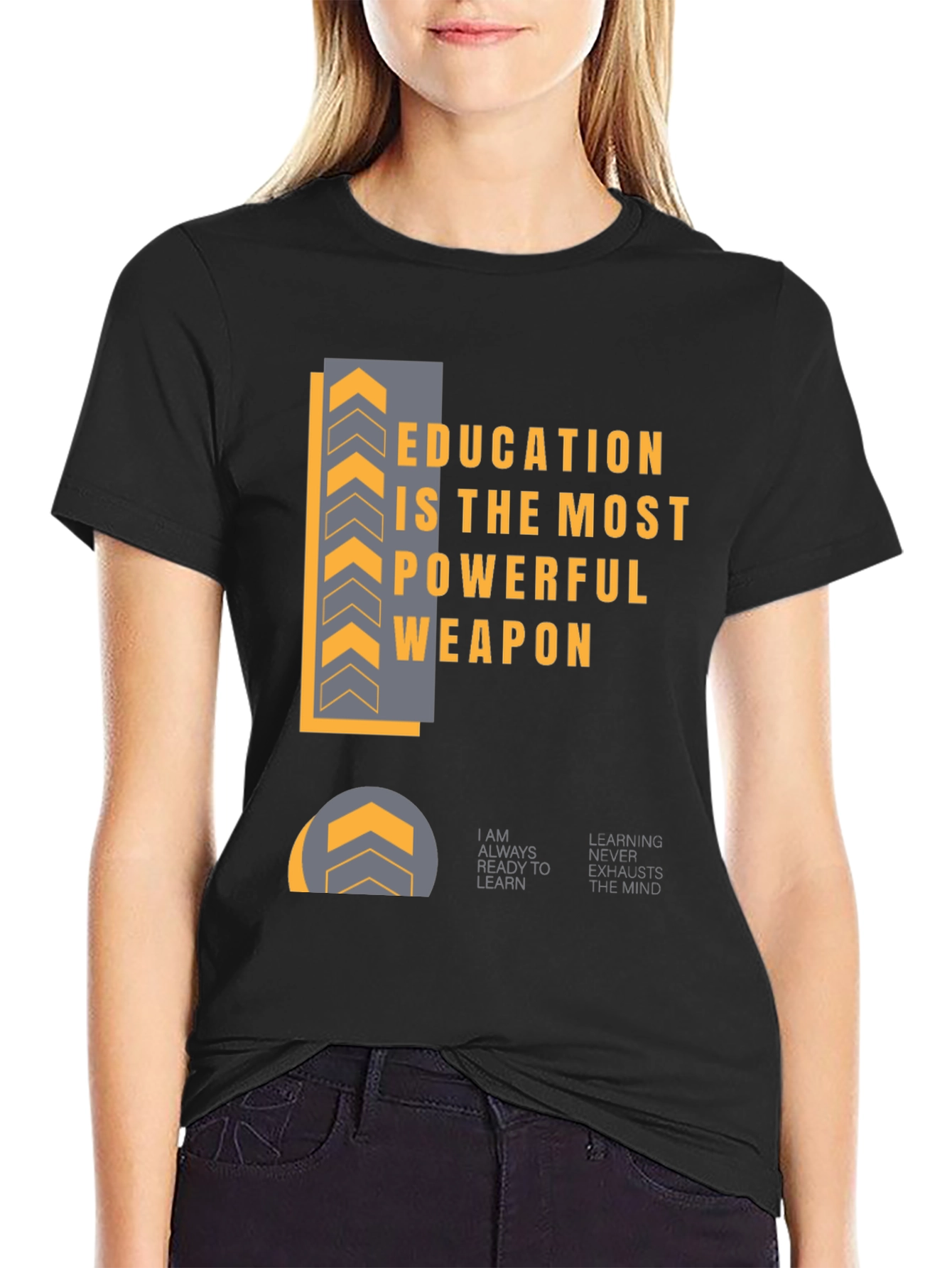 Education is Power Graphic T-Shirt
