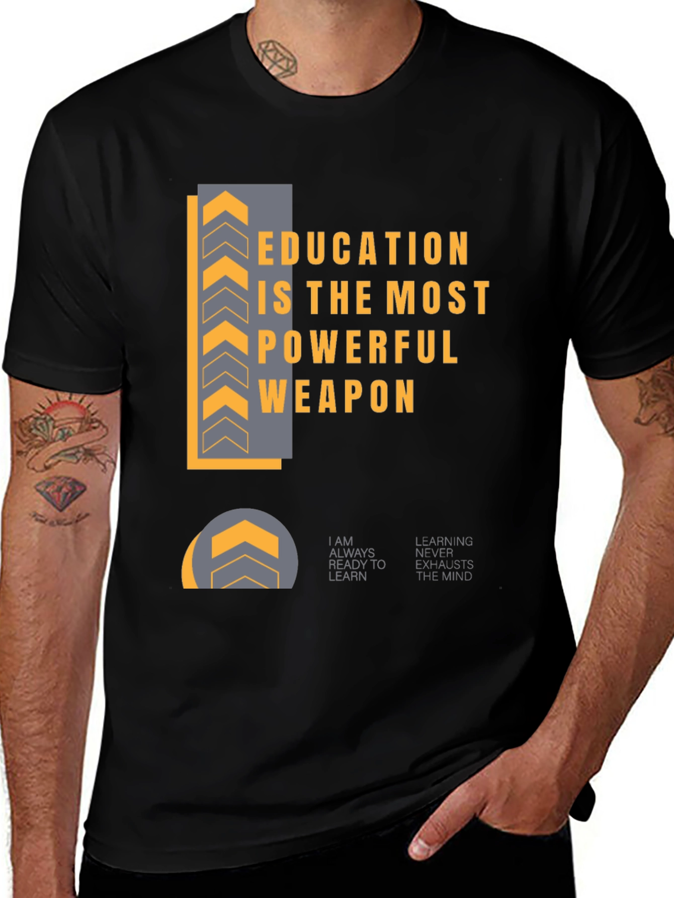 Education is Power Graphic T-Shirt