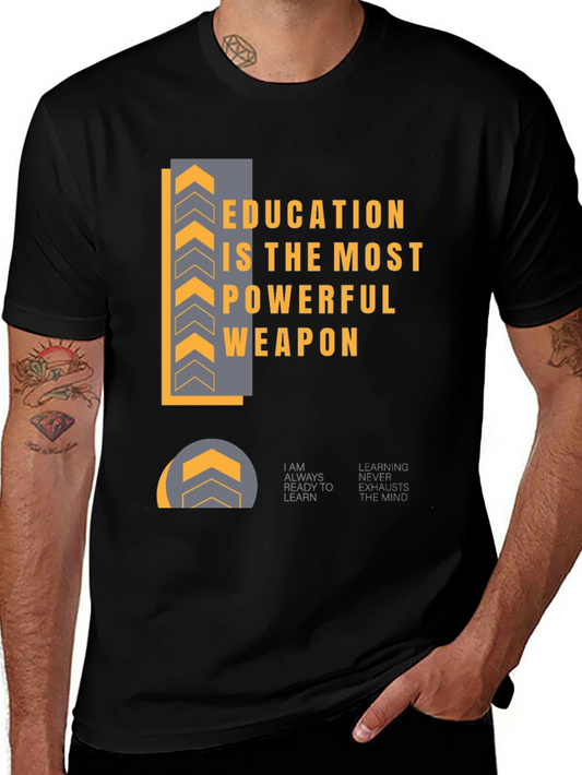 Education is Power Graphic T-Shirt