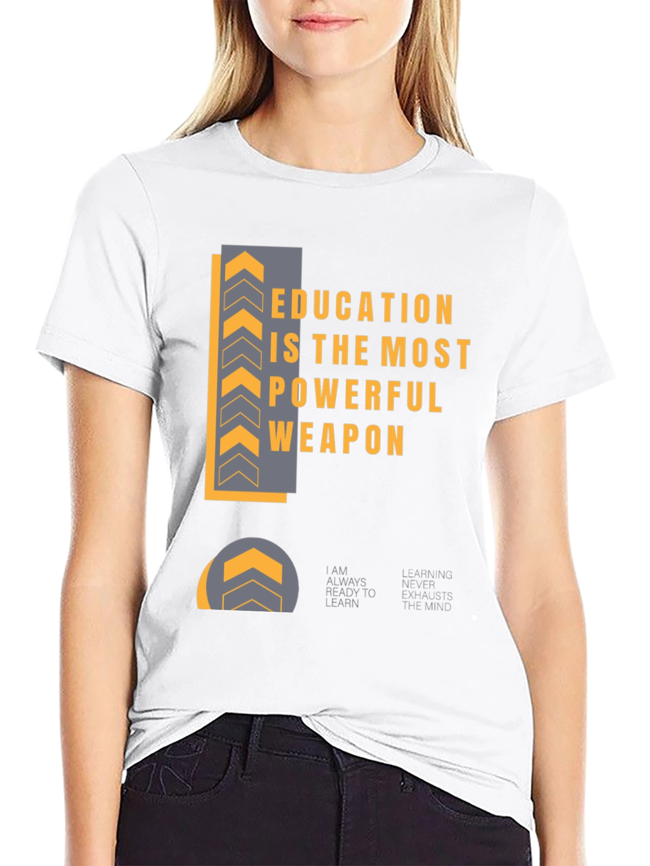 Education is Power Graphic T-Shirt