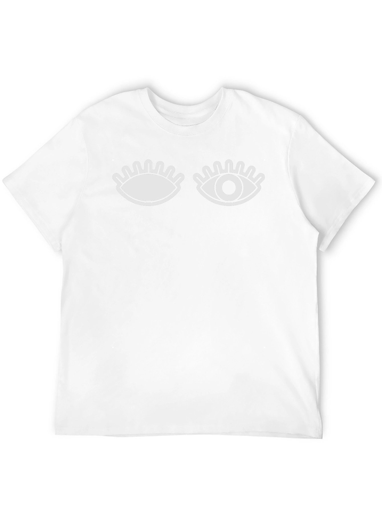 Winking Eye Graphic Tee - Mens Black T-Shirt