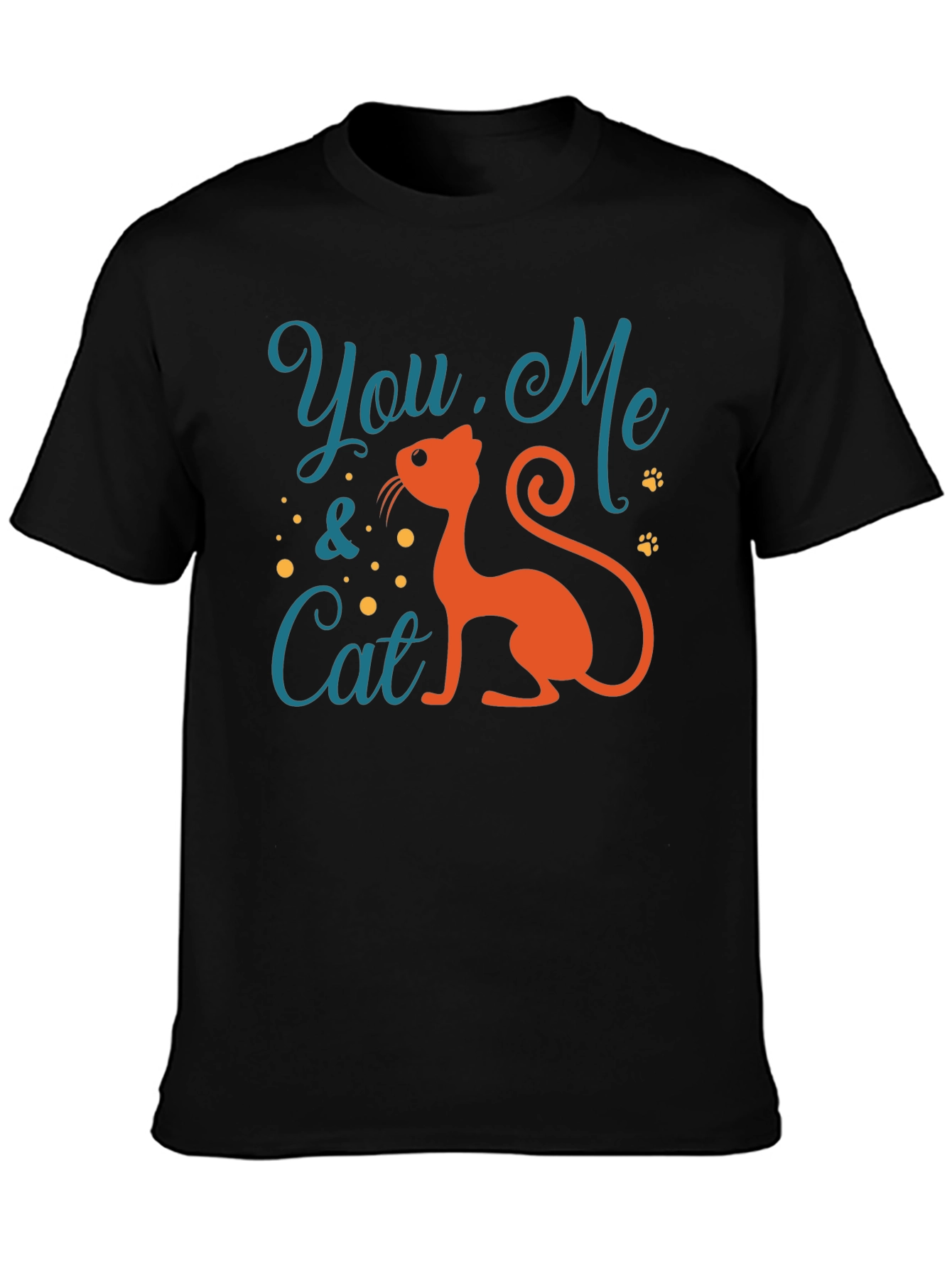 You Me & Cat Graphic Tee - Unisex