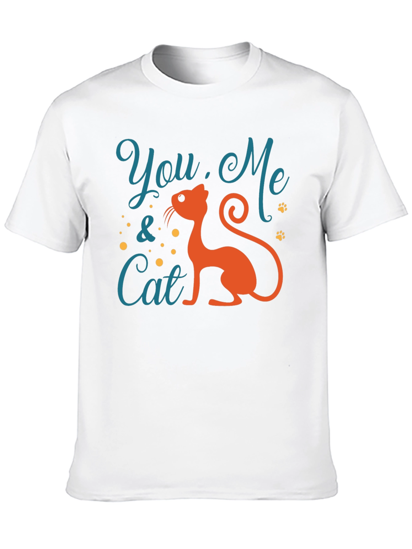 You Me & Cat Graphic Tee - Unisex
