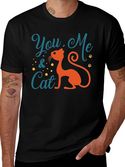 You Me & Cat Graphic Tee - Unisex