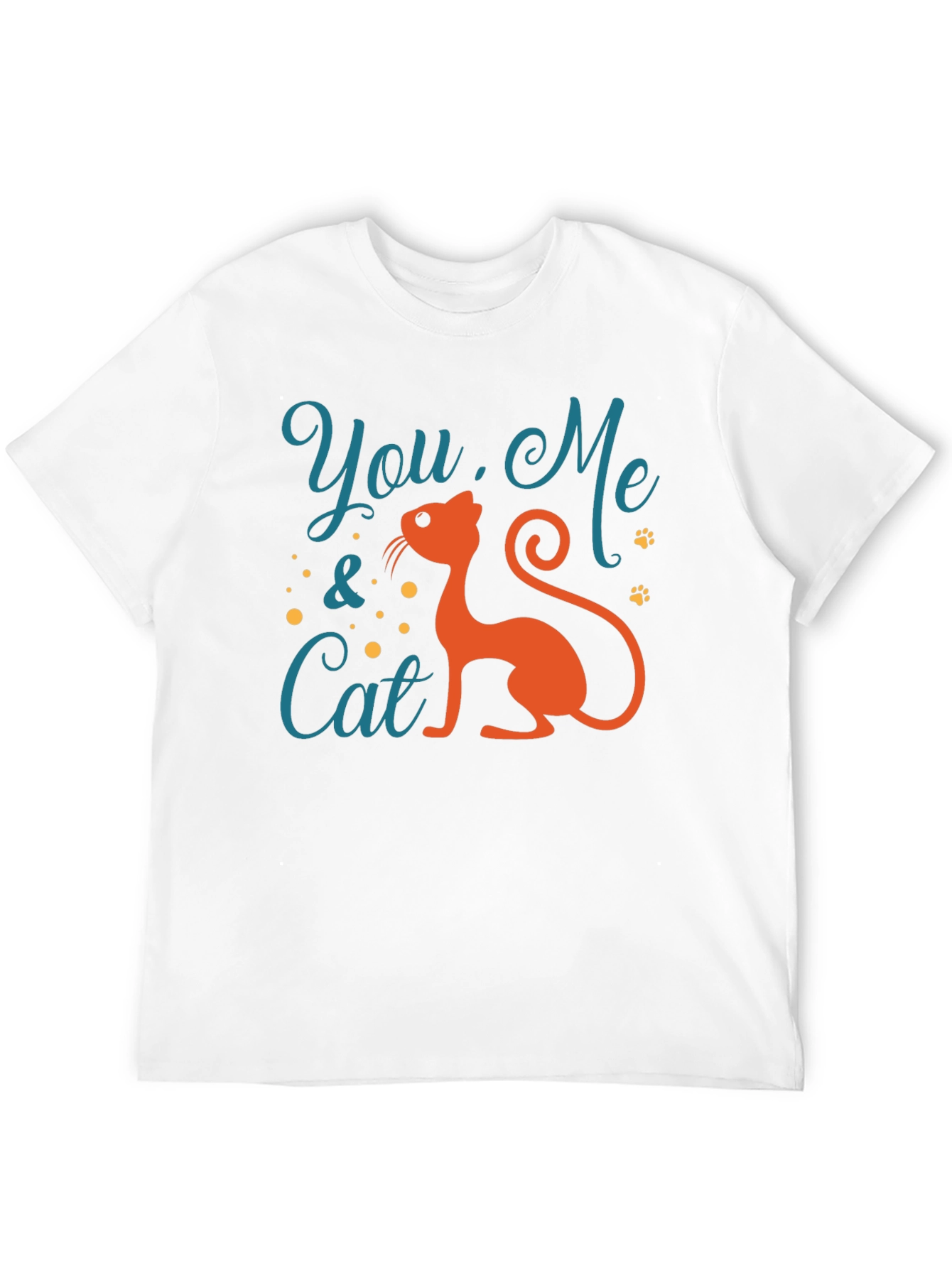 You Me & Cat Graphic Tee - Unisex