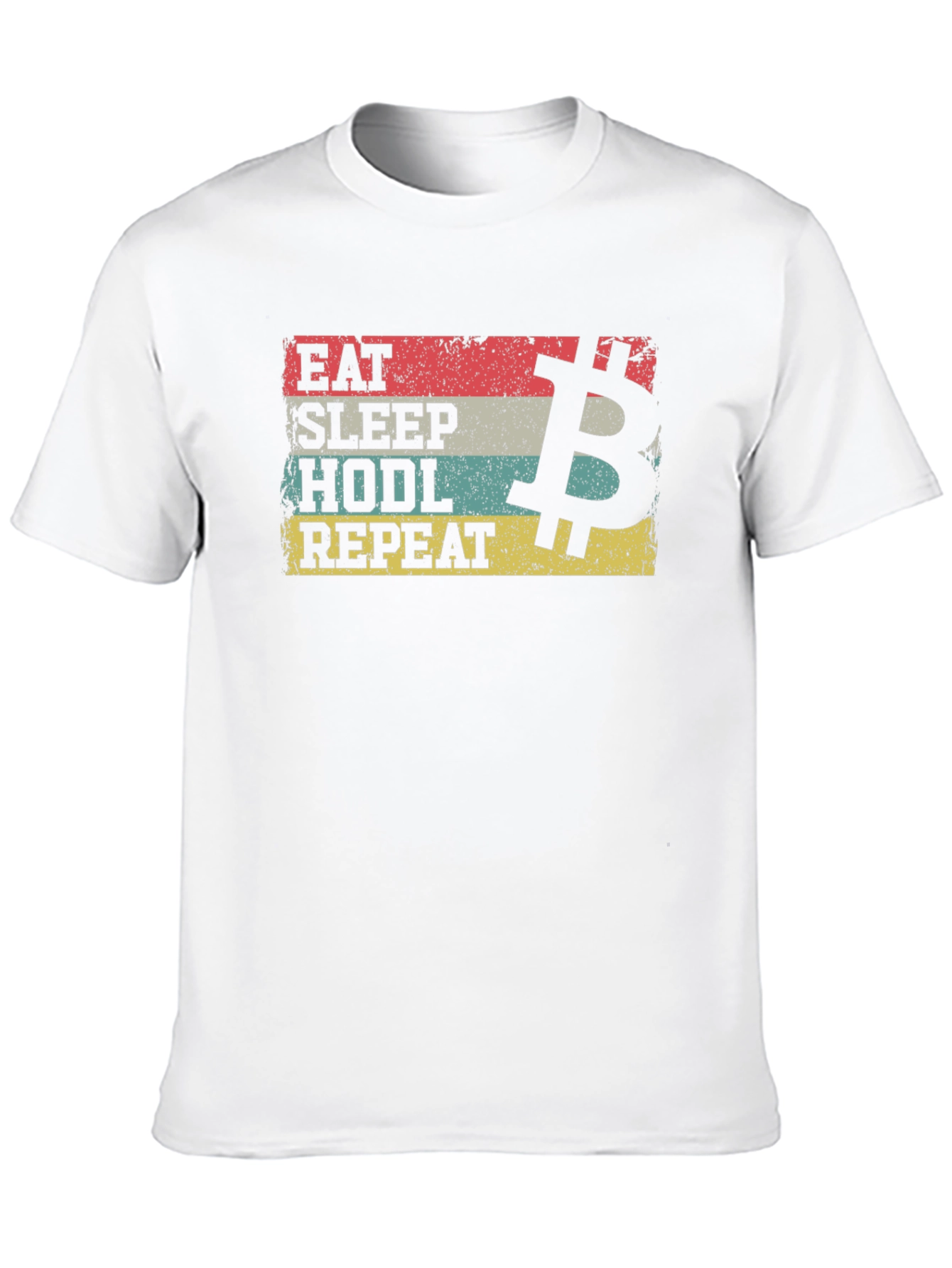 Eat Sleep HODL Repeat Bitcoin Crypto T-Shirt