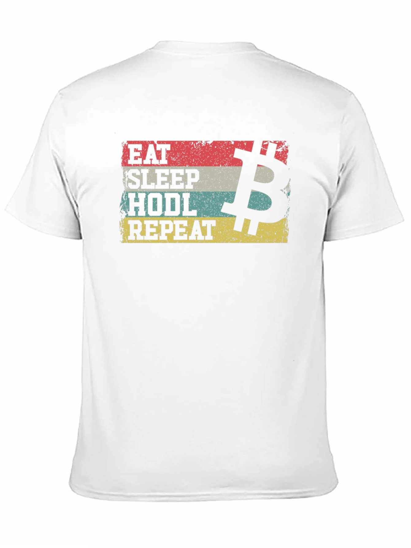 Eat Sleep HODL Repeat Bitcoin Crypto T-Shirt