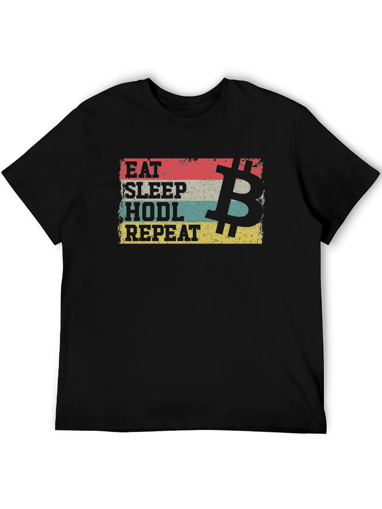 Eat Sleep HODL Repeat Bitcoin Crypto T-Shirt