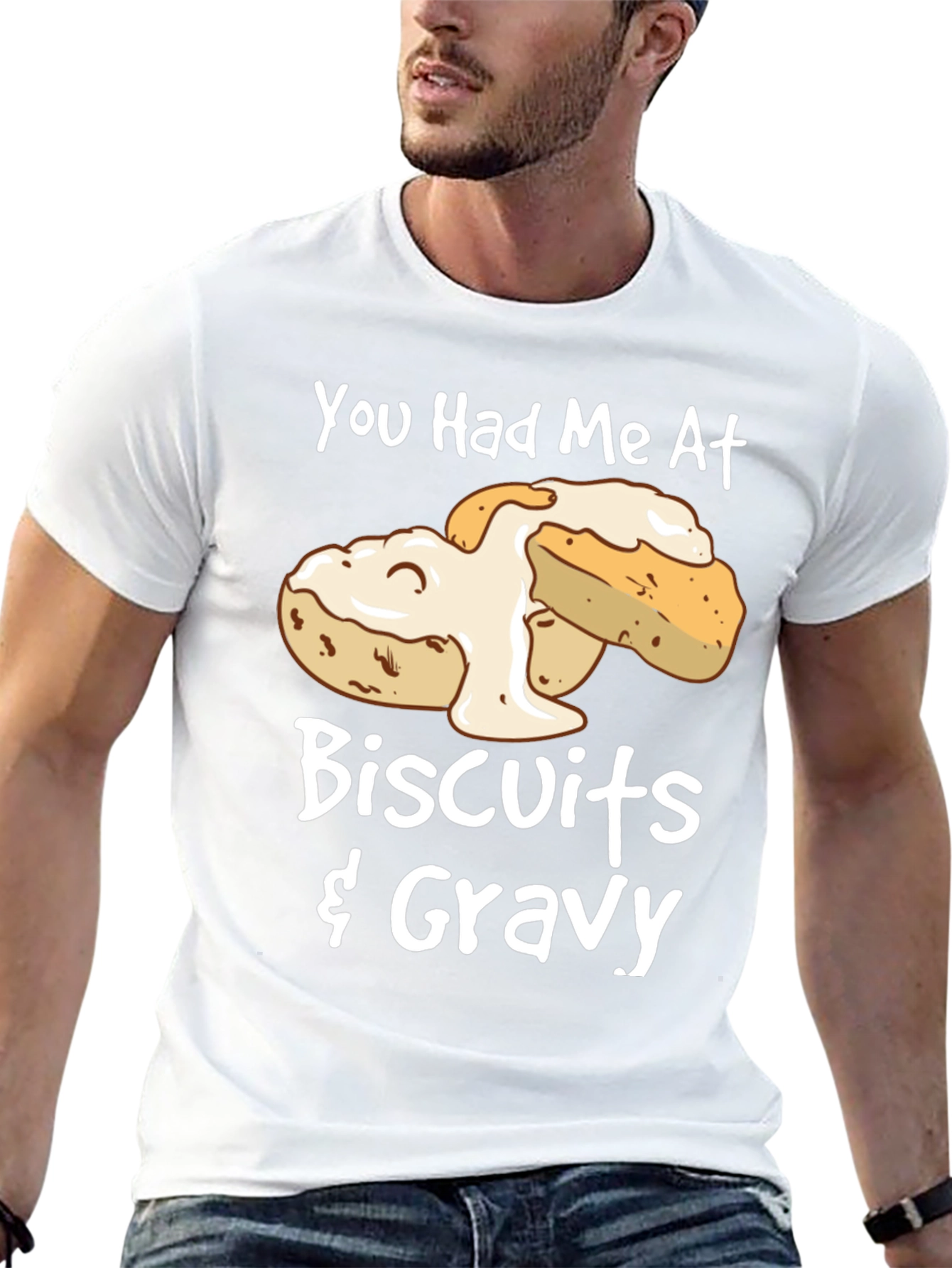 Biscuits & Gravy Graphic Tee - Foodie T-Shirt
