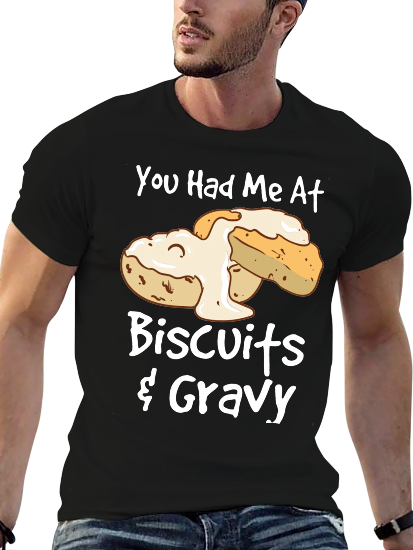 Biscuits & Gravy Graphic Tee - Foodie T-Shirt