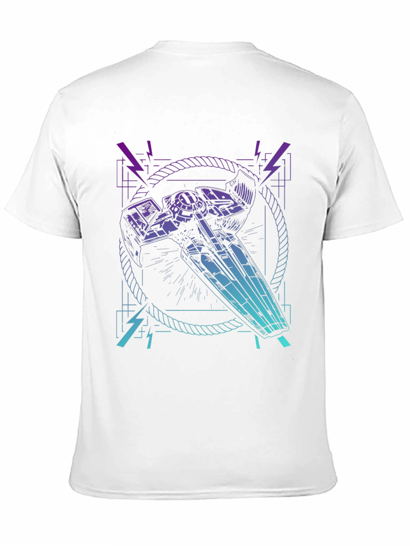 Cyberpunk Spaceship Graphic T-Shirt