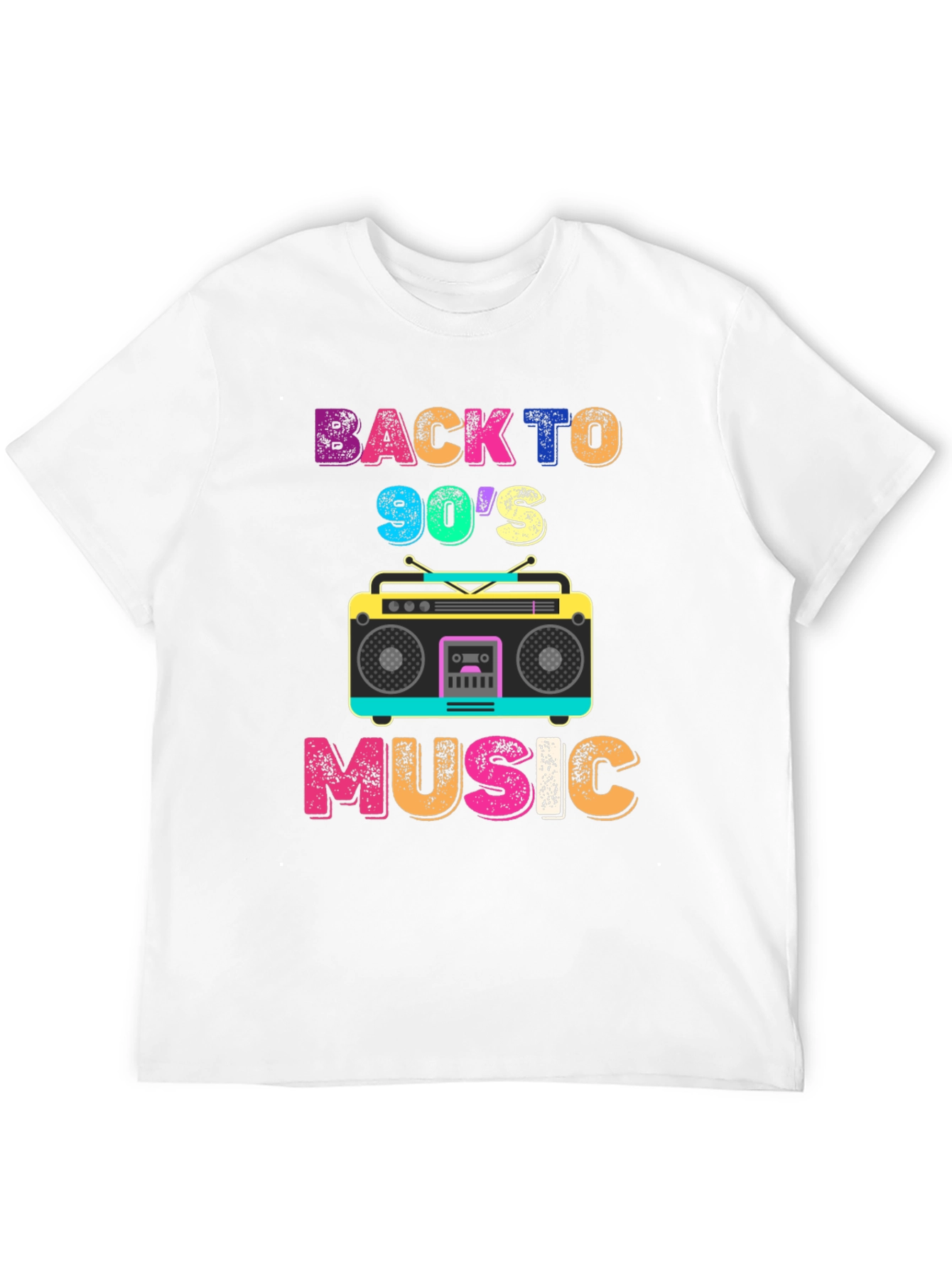 Back to 90s Music T-Shirt Retro Style