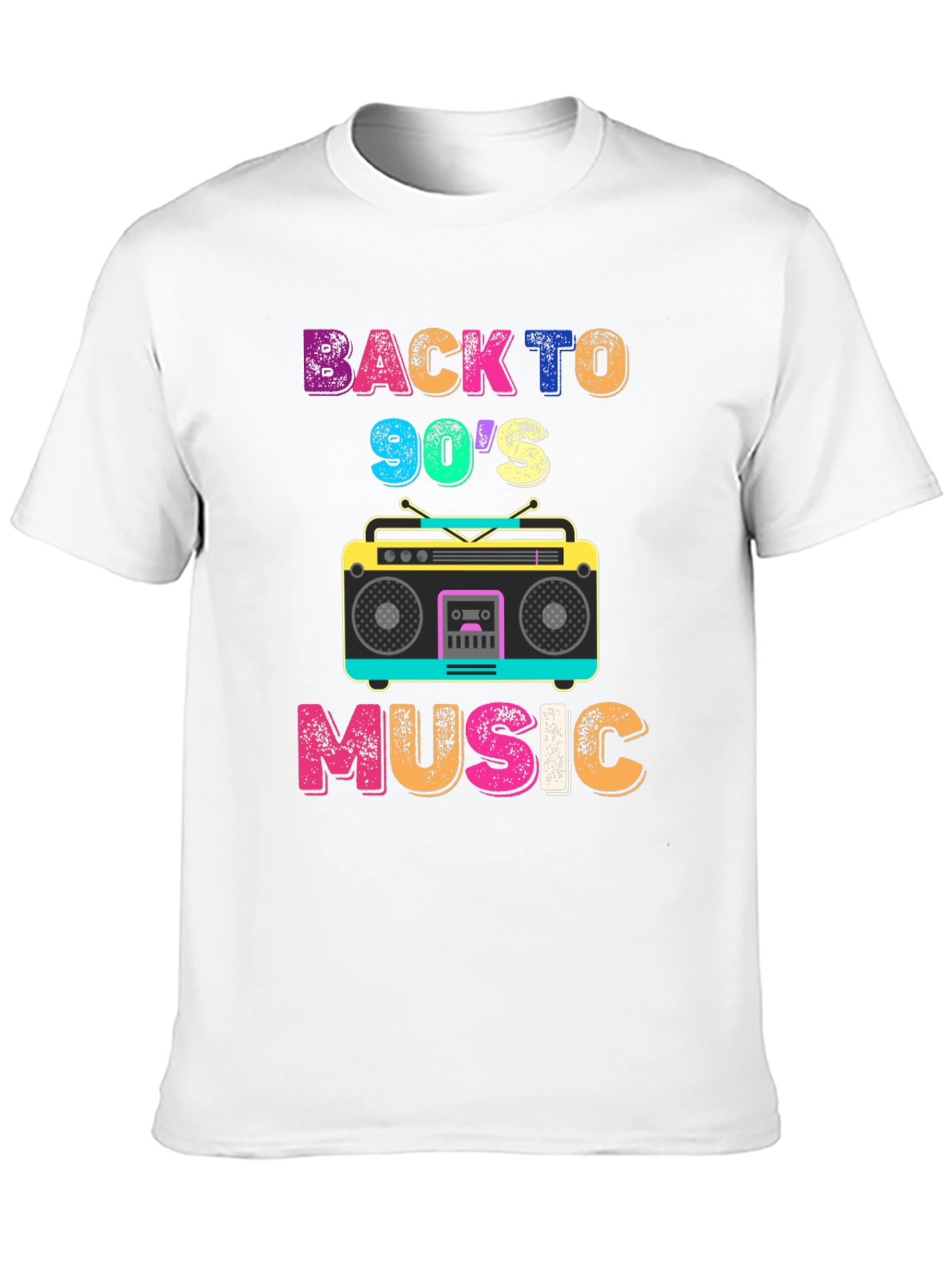 Back to 90s Music T-Shirt Retro Style