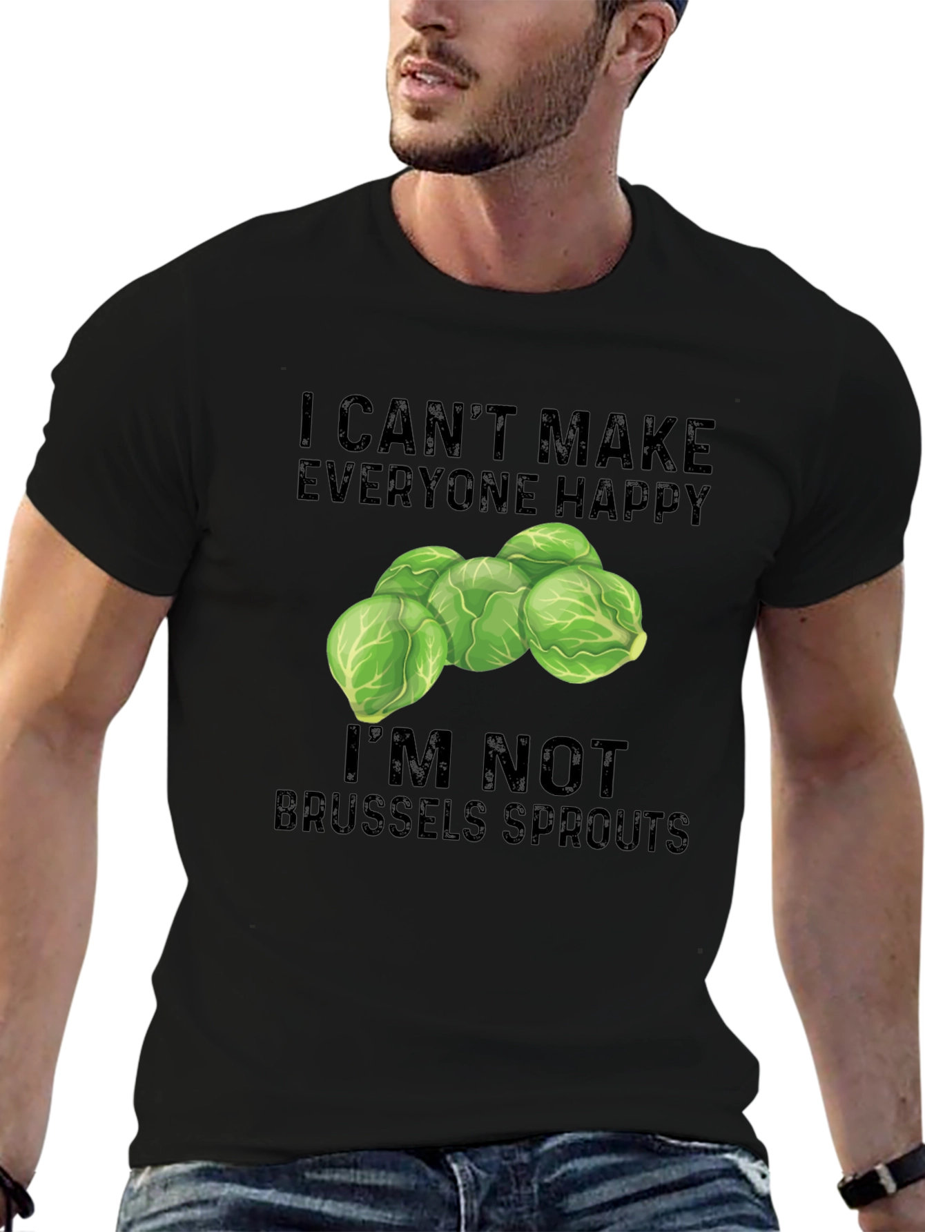 Brussels Sprouts Graphic Tee - Funny Food T-Shirt