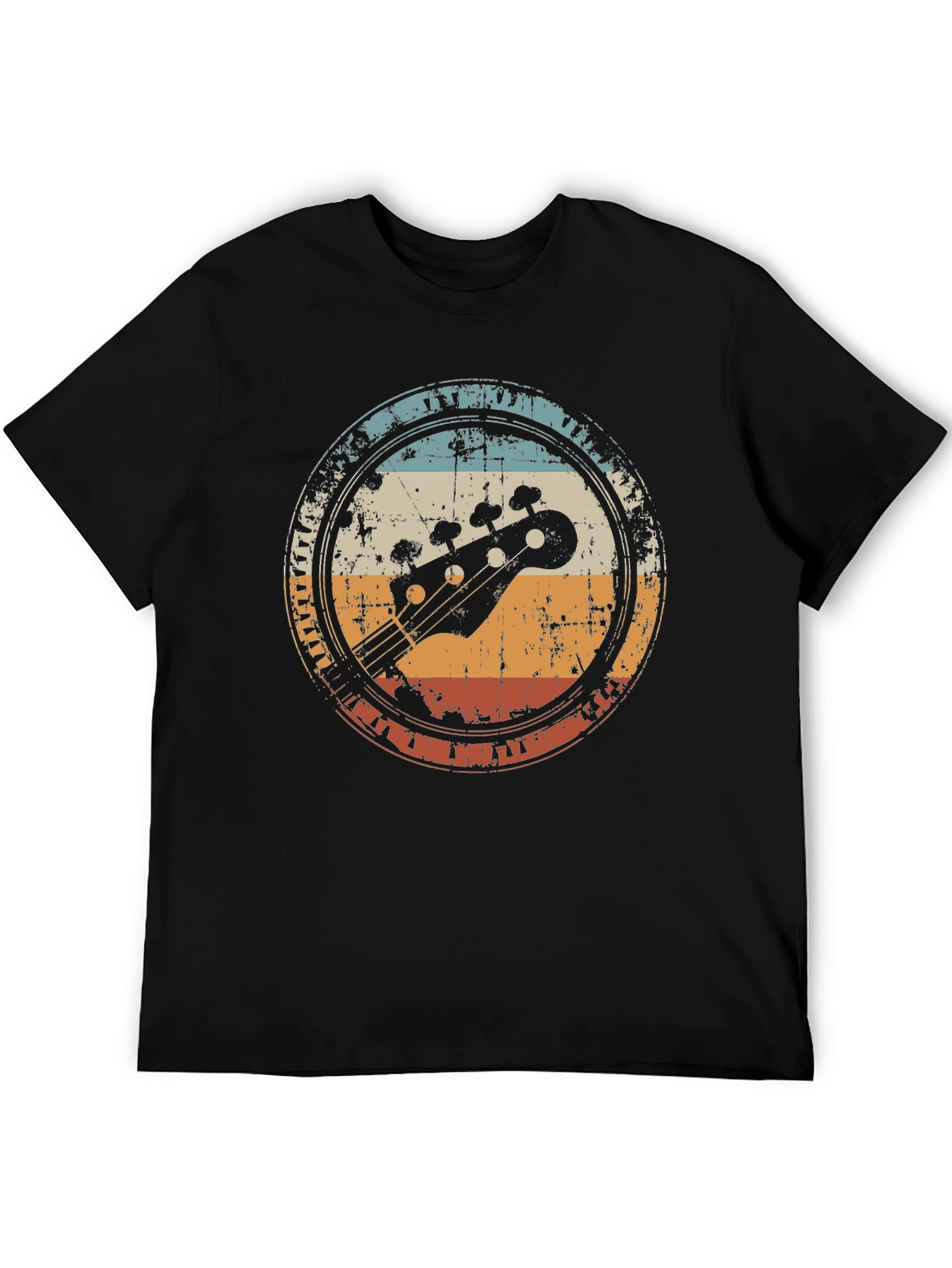Retro Bass Guitar T-Shirt