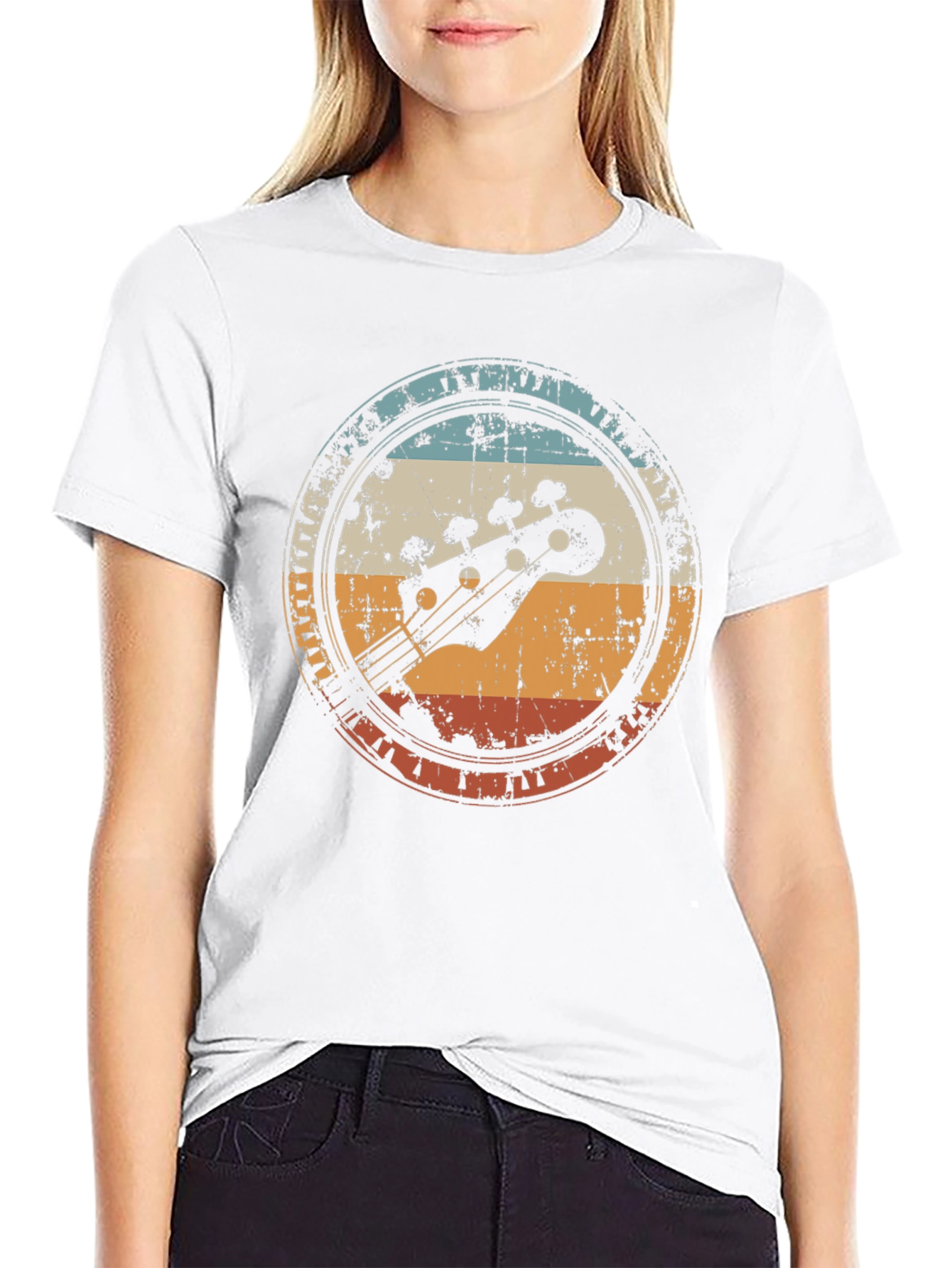 Retro Bass Guitar T-Shirt