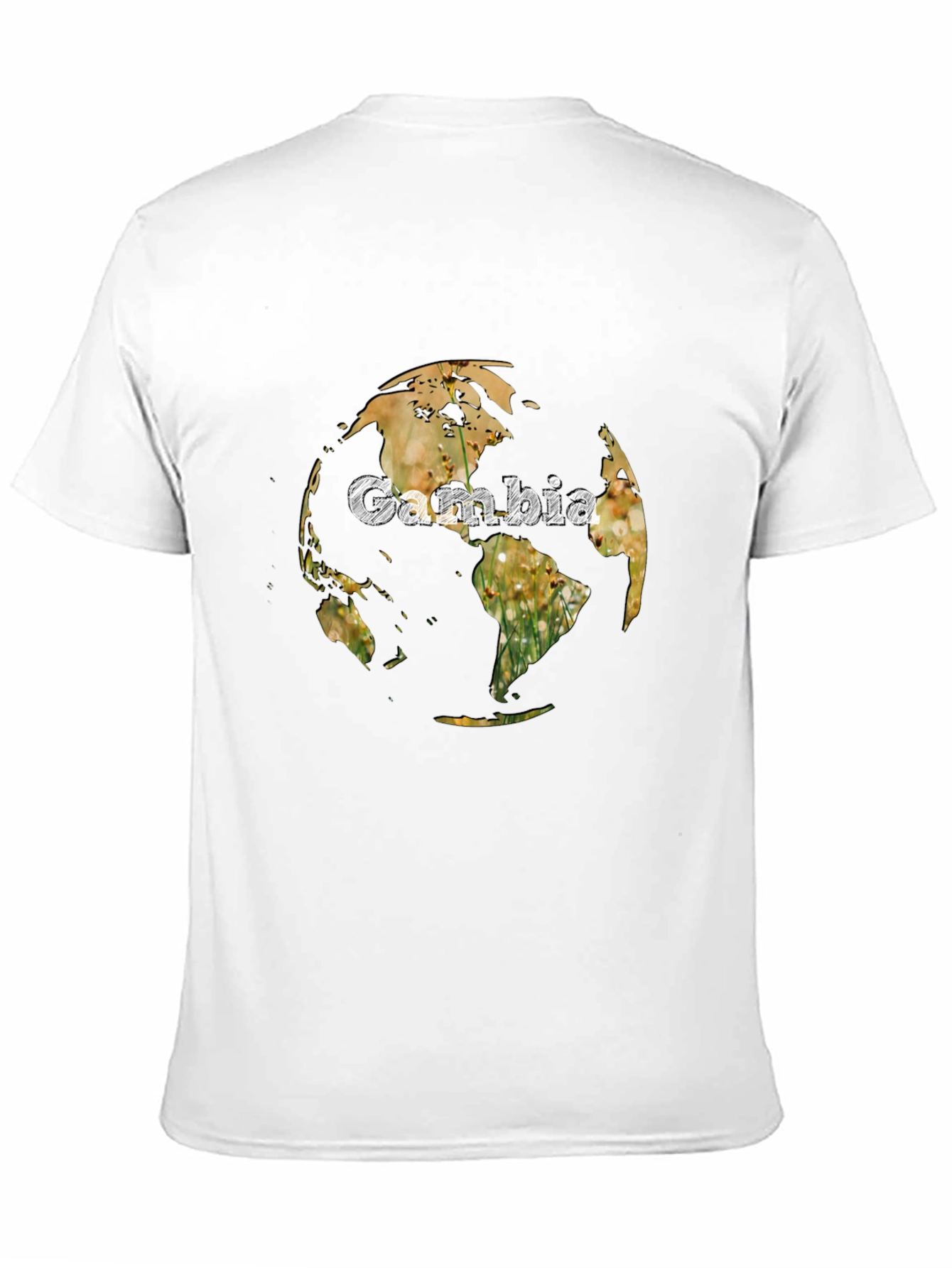 Gambia Globe Graphic Tee - Unique Design