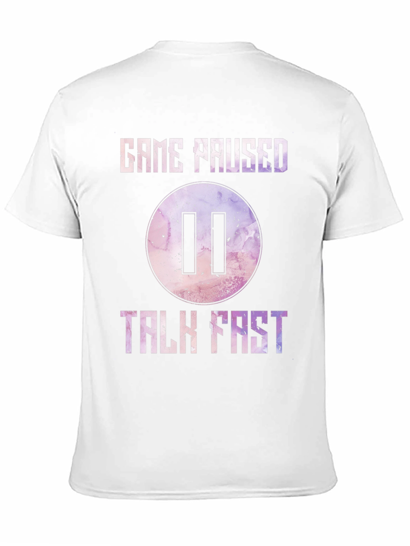 Game Paused Talk Fast Graphic Tee