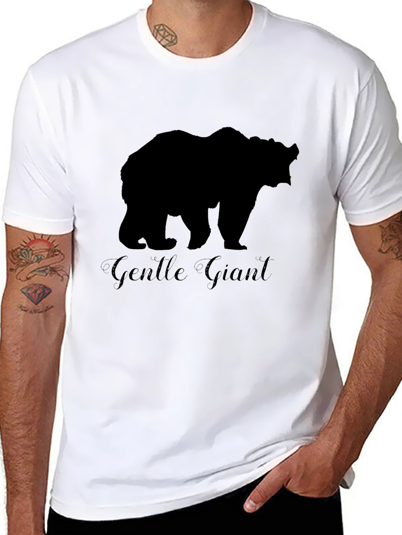 Gentle Giant Bear Black T-Shirt