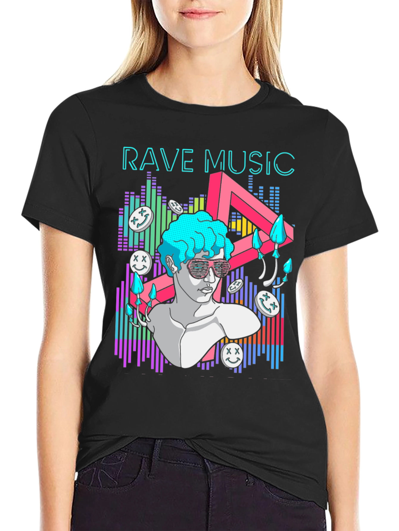 Rave Music Graphic T-Shirt