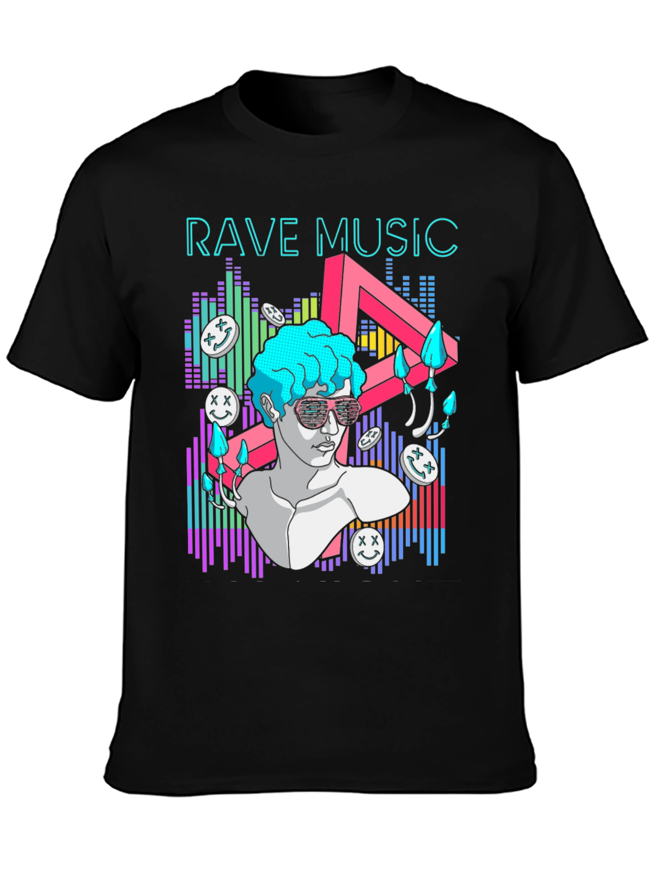 Rave Music Graphic T-Shirt