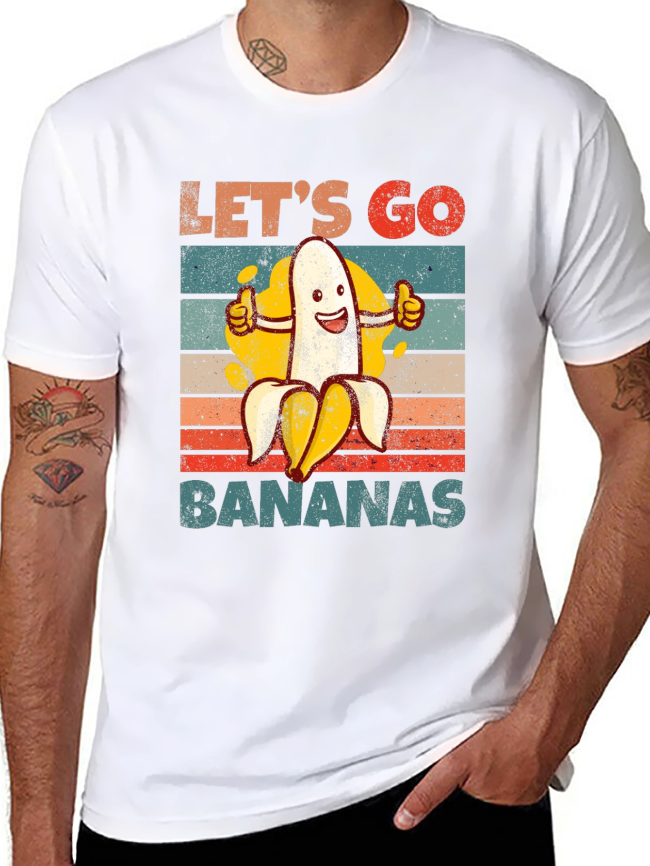 Lets Go Bananas Graphic T-Shirt