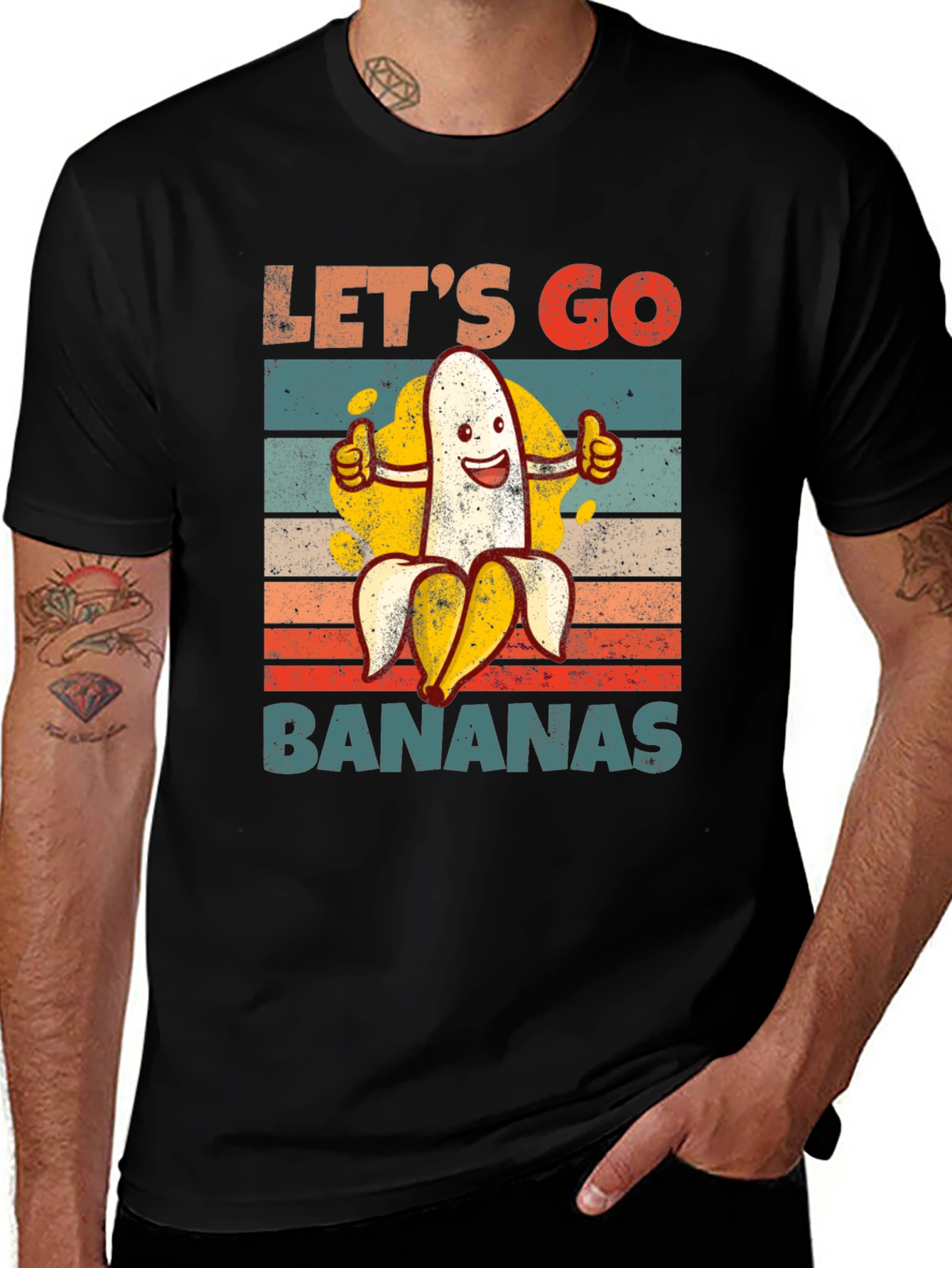 Lets Go Bananas Graphic T-Shirt