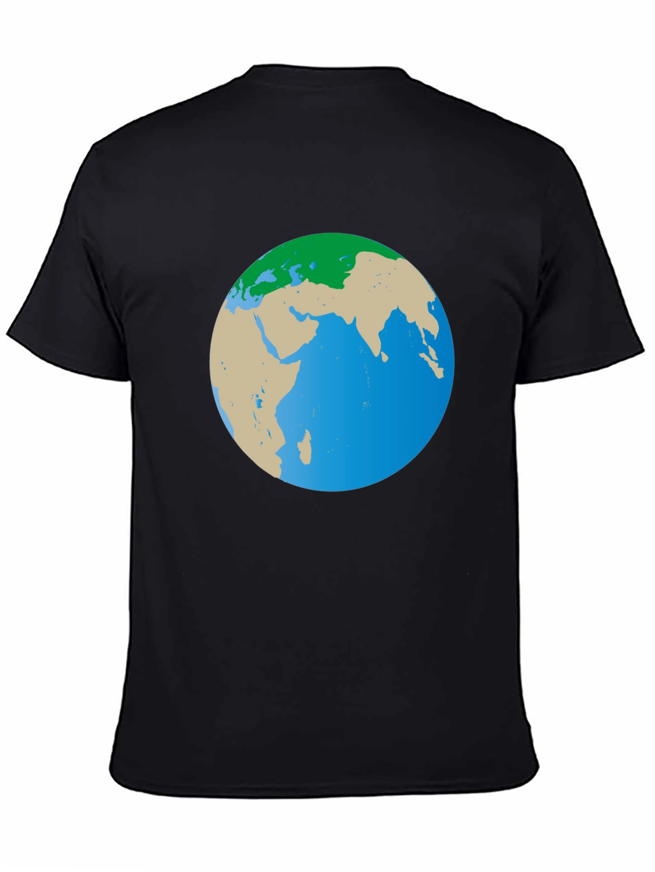 Earth Graphic Black T-Shirt