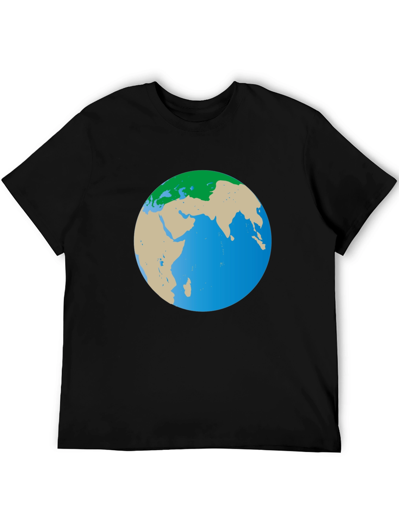 Earth Graphic Black T-Shirt