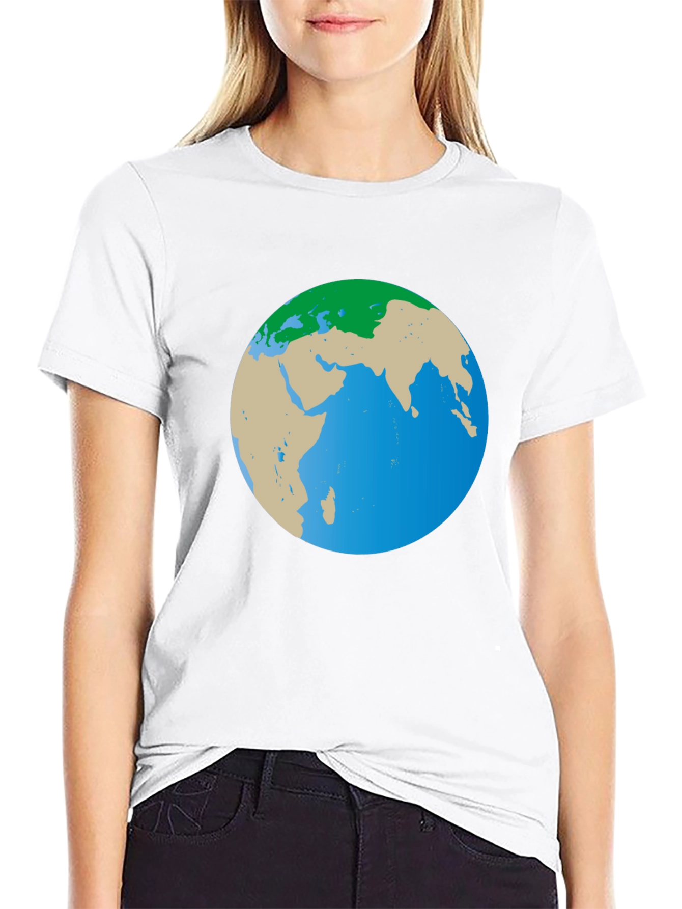 Earth Graphic Black T-Shirt