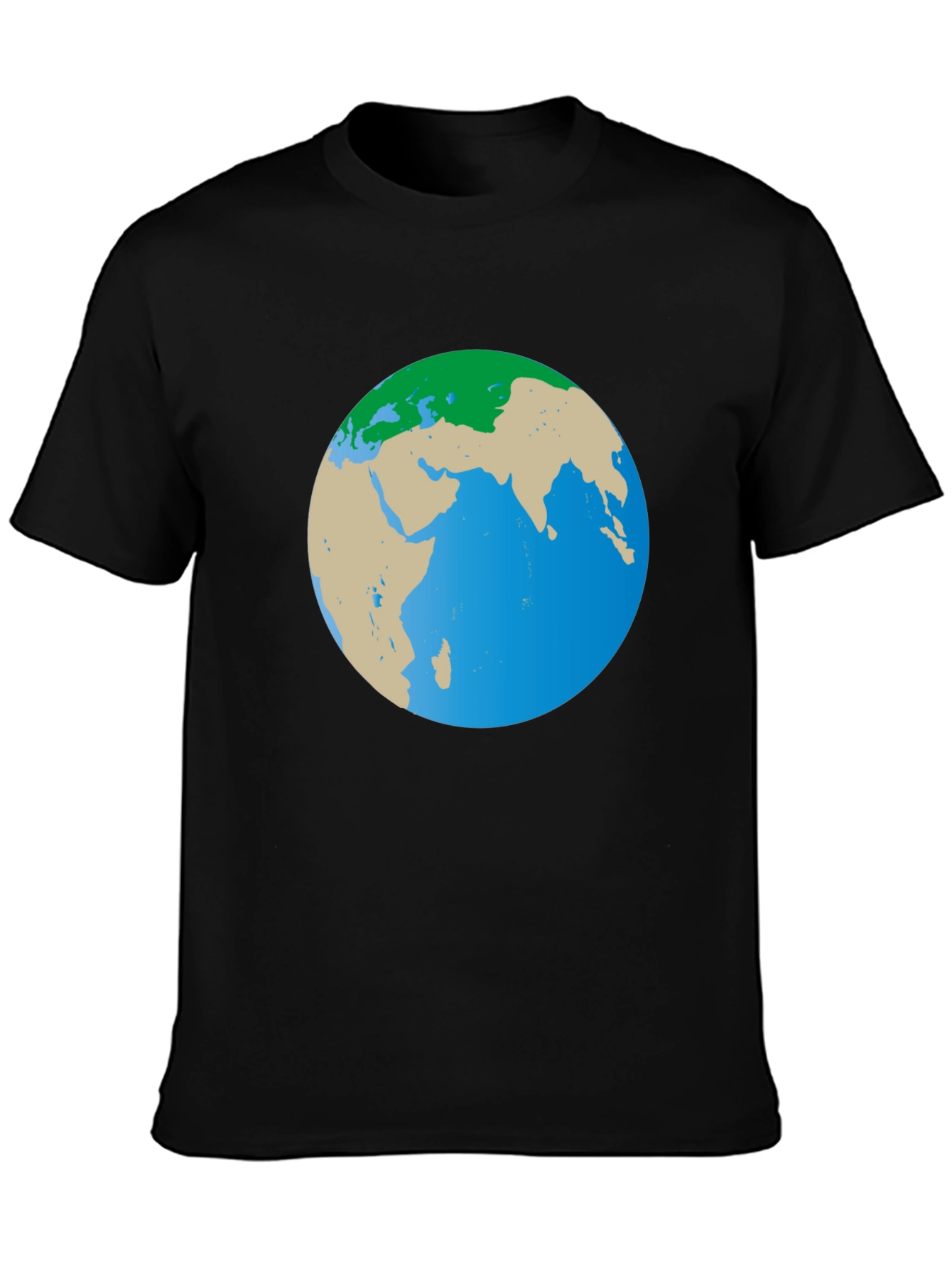 Earth Graphic Black T-Shirt
