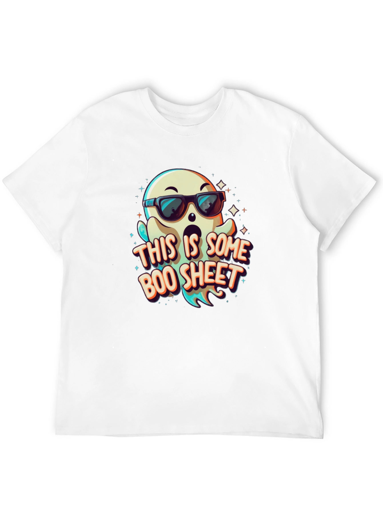 Cool Ghost T-Shirt: Boo Sheet Design