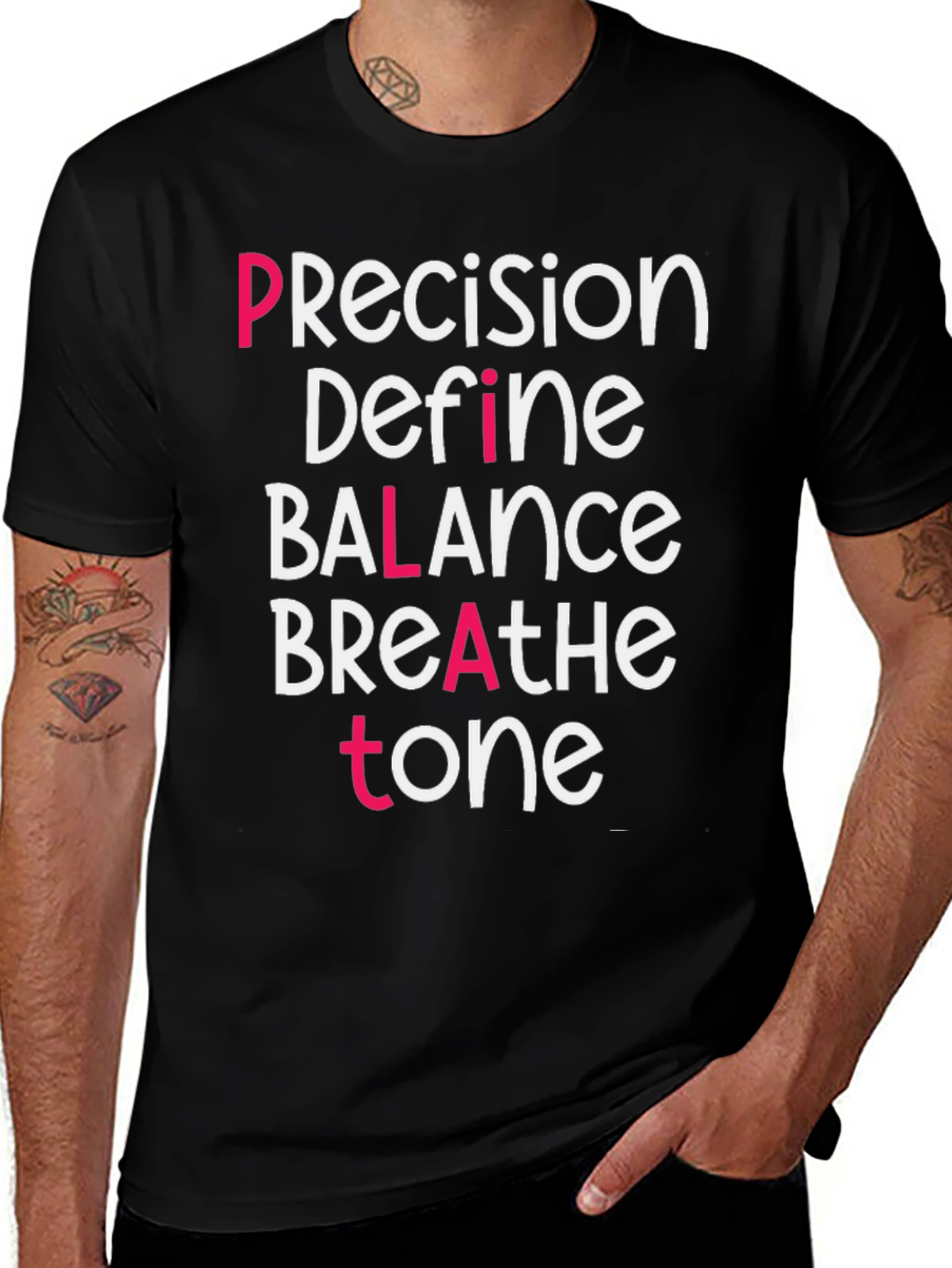 Pilates Inspired Tee - Precision Balance Tone